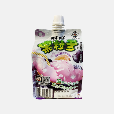 Want Want fruit juice jelly grape flavor 300ml – refreshingly different