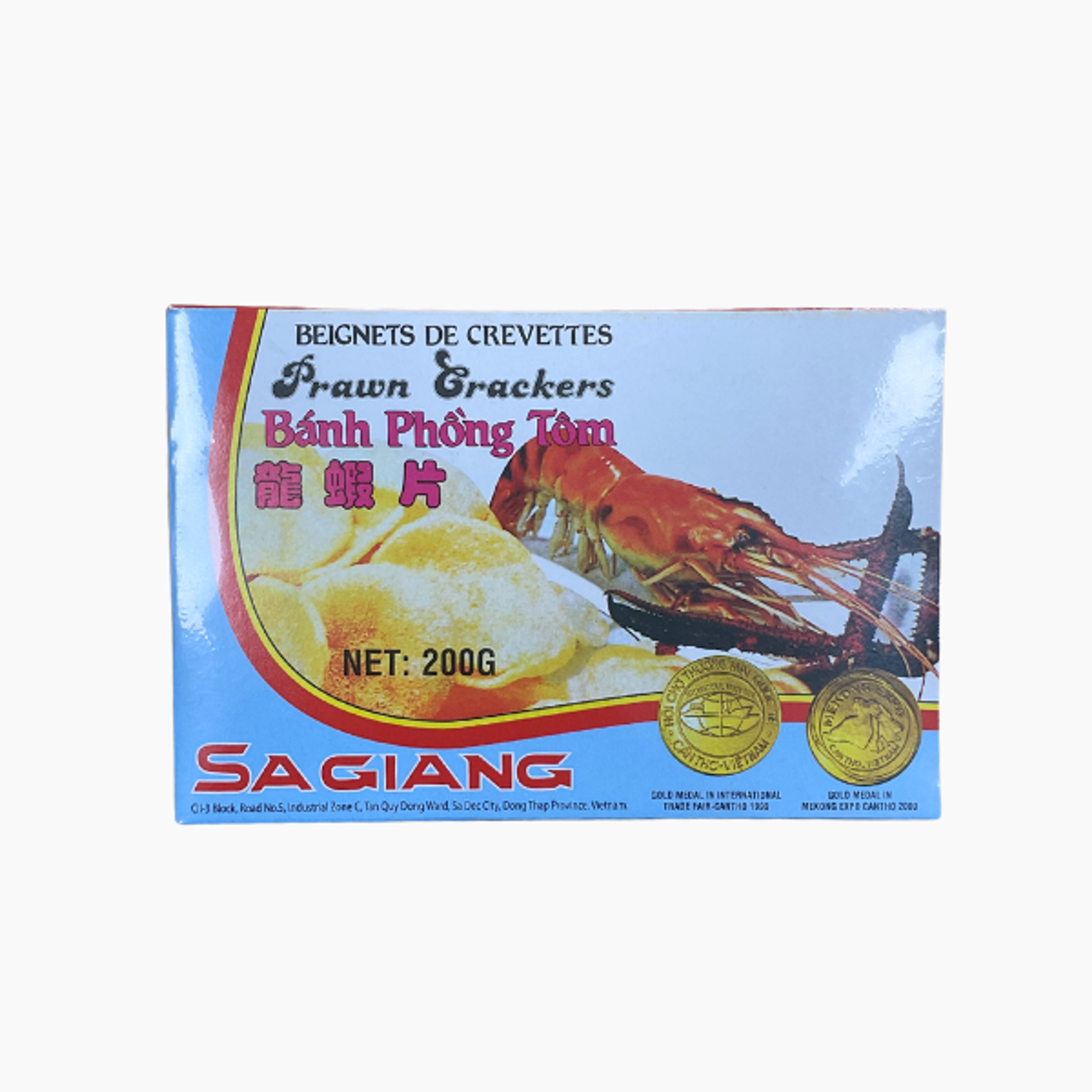 SAGIANG Prawn Crackers 200g | Knusprige asiatische Garnelenchips für jeden Anlass