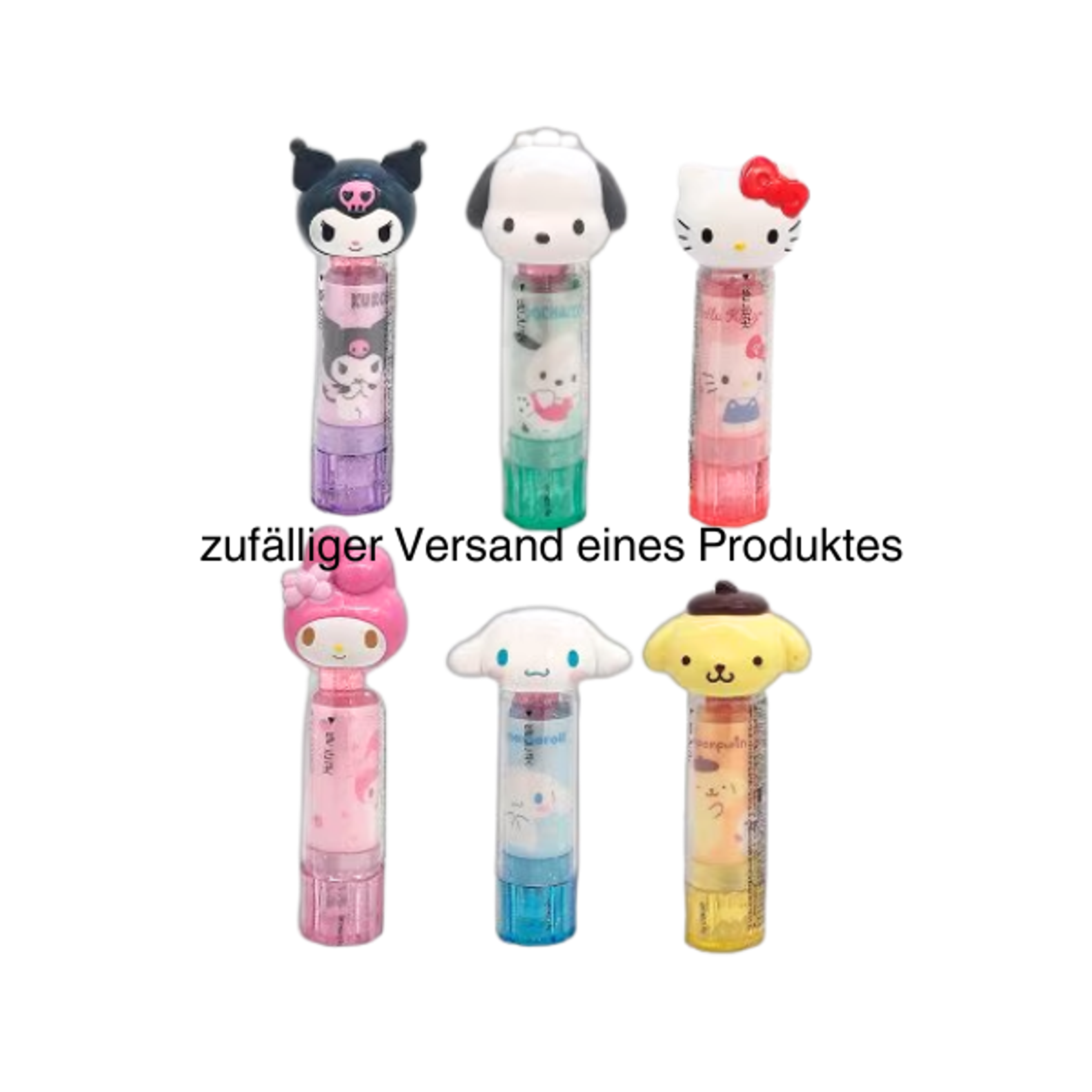 MEASTY Sanrio Lipstick Candy 5g – Süßes Lippenstift-Bonbon mit Sanrio-Charakteren