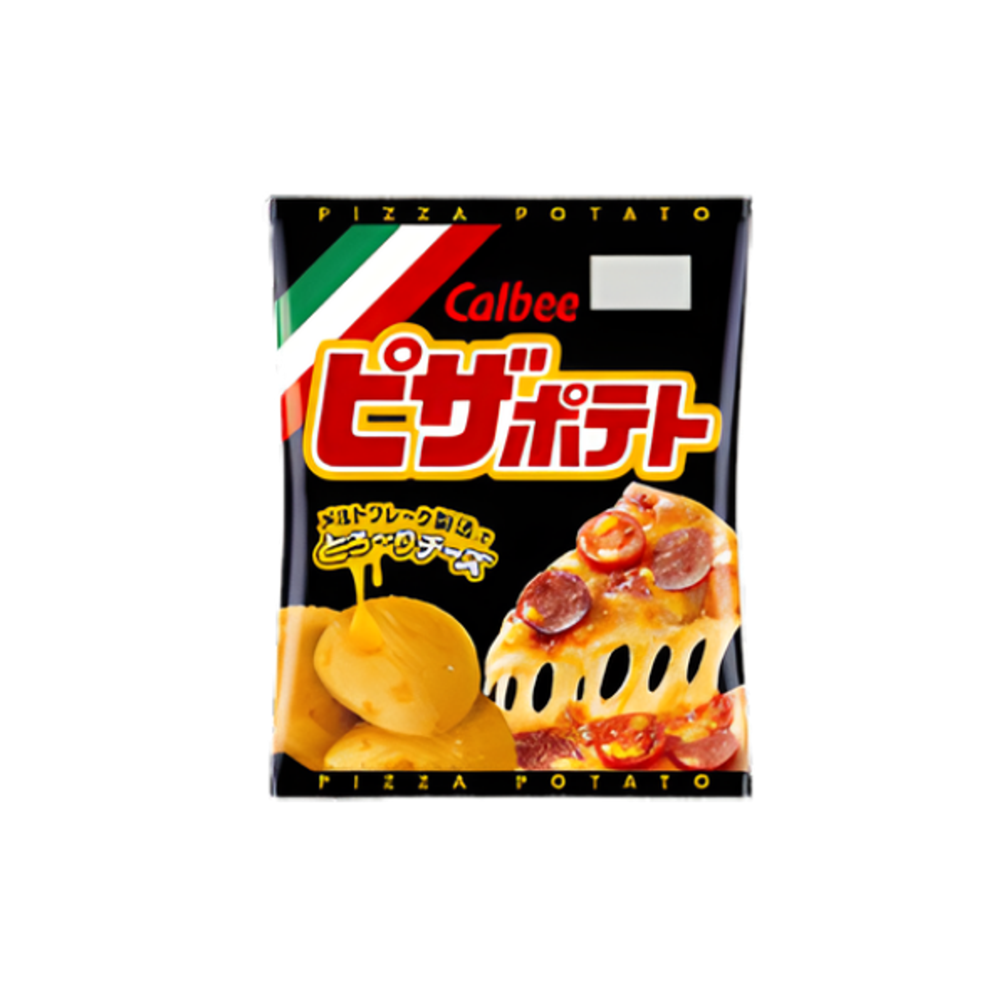 CALBEE Pizza Potato Chips 60g | Japanese Pizza Flavored Crispy Potato Chips