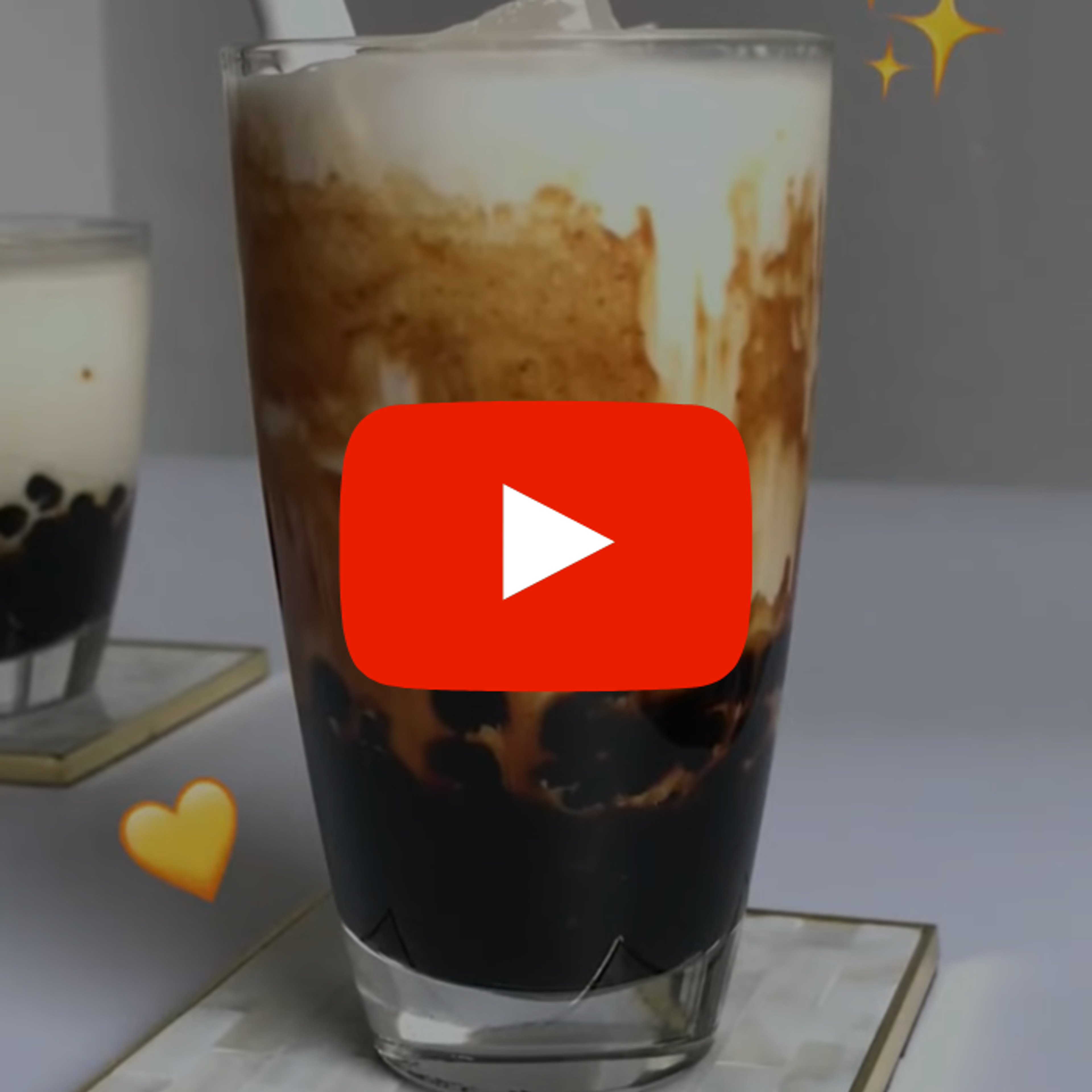 DIY Bubble Tea 🧋 2 Sorten: Original & Black Sugar Boba Milk!