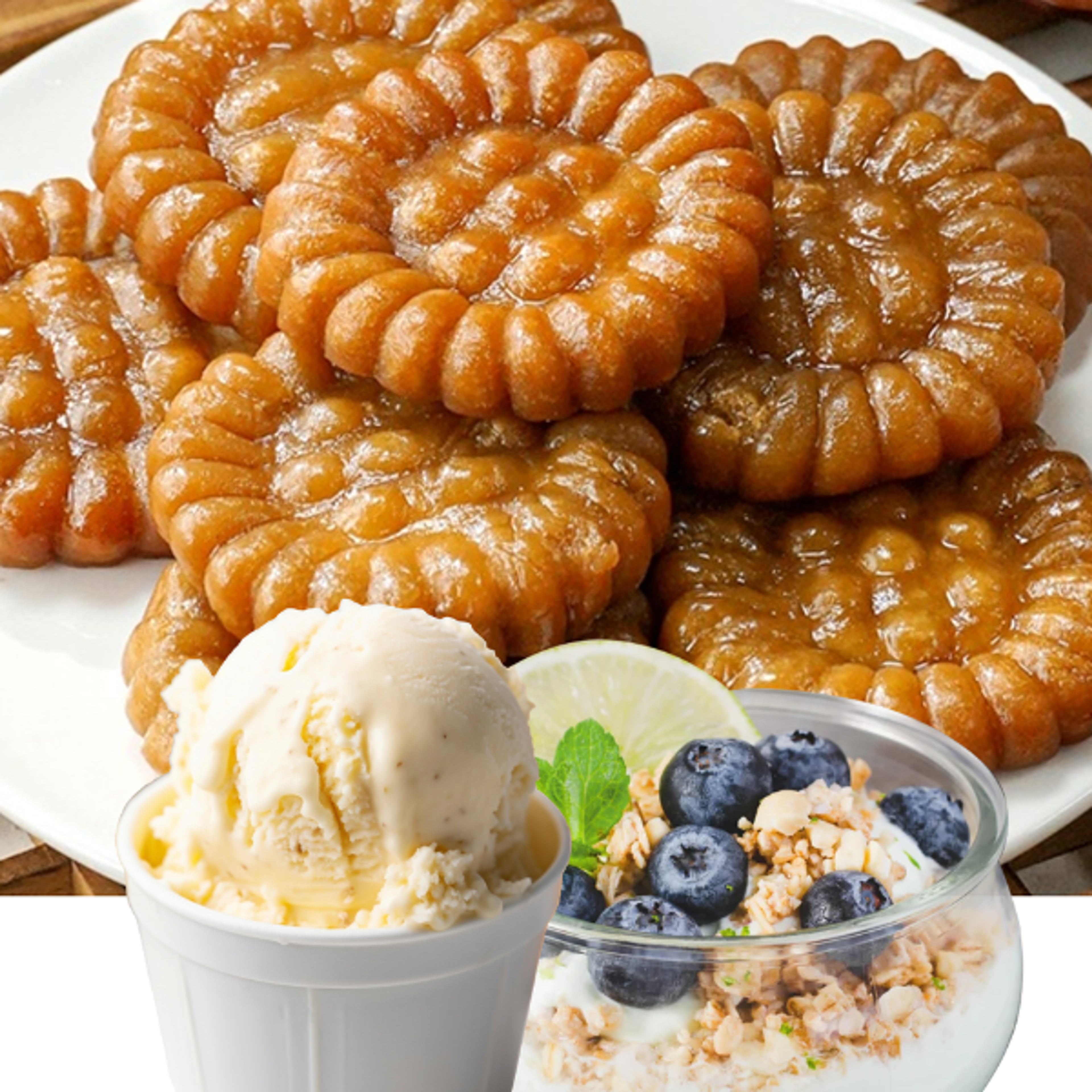 HAENARU Sweet Pumpkin Yakgwa 50g | Soft Traditional Korean Cookie – Sugar-Free & Additive-Free