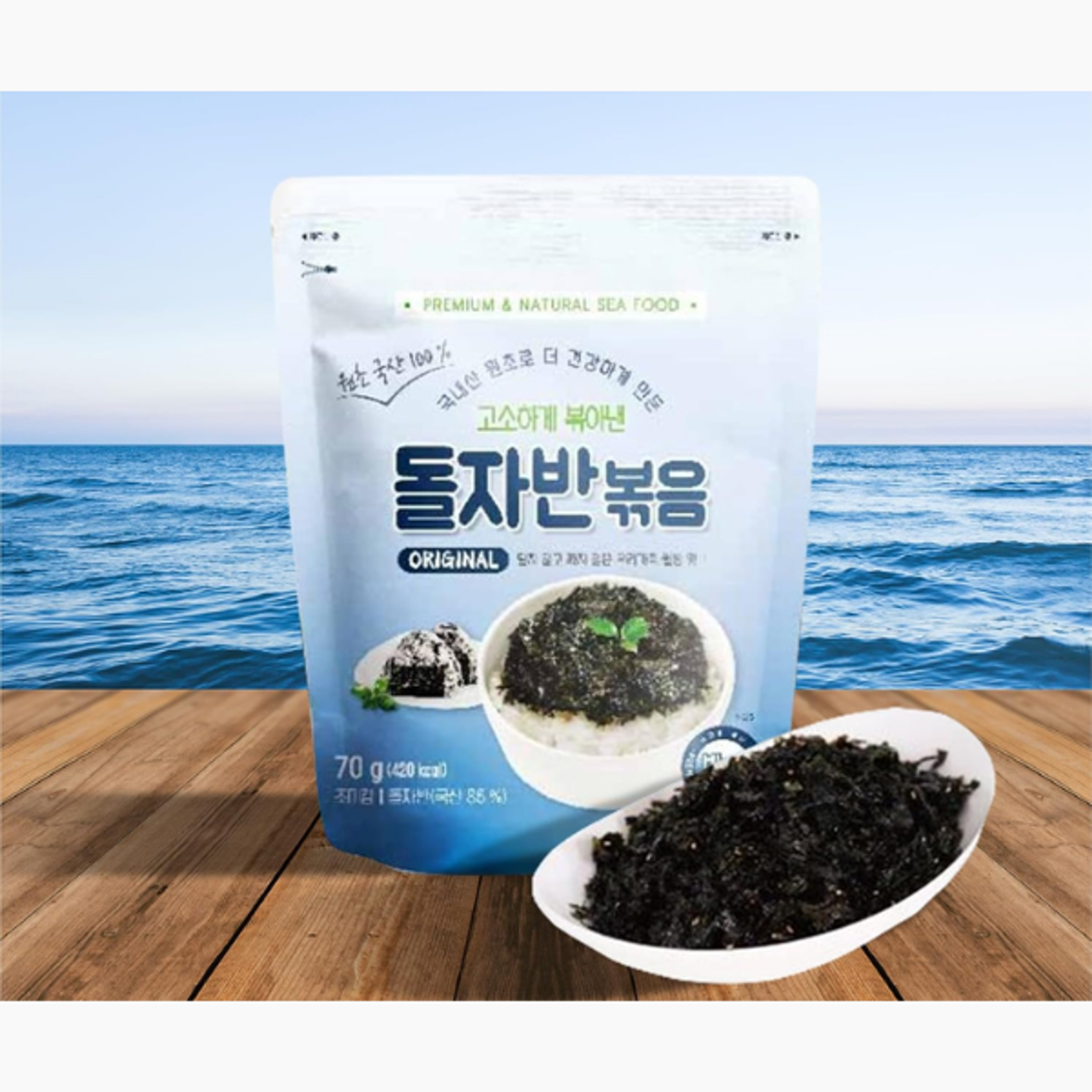 BADAMFOOD Seaweed Flakes 70g: Roasted & Seasoned | Korean Snack | Shop Now!