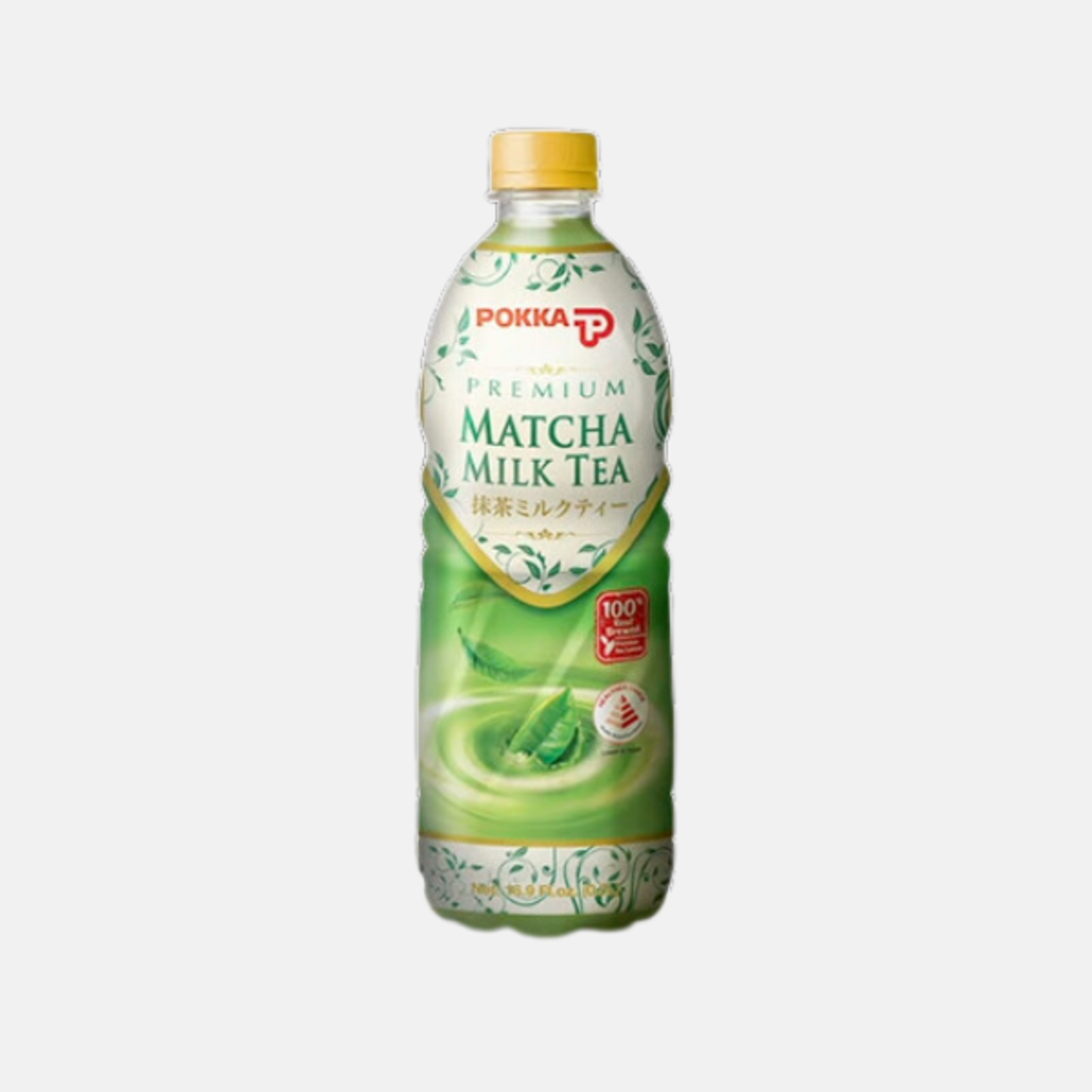 POKKA Matcha Milk Tea – Erfrischender Grüner Tee mit Milch, 500ml