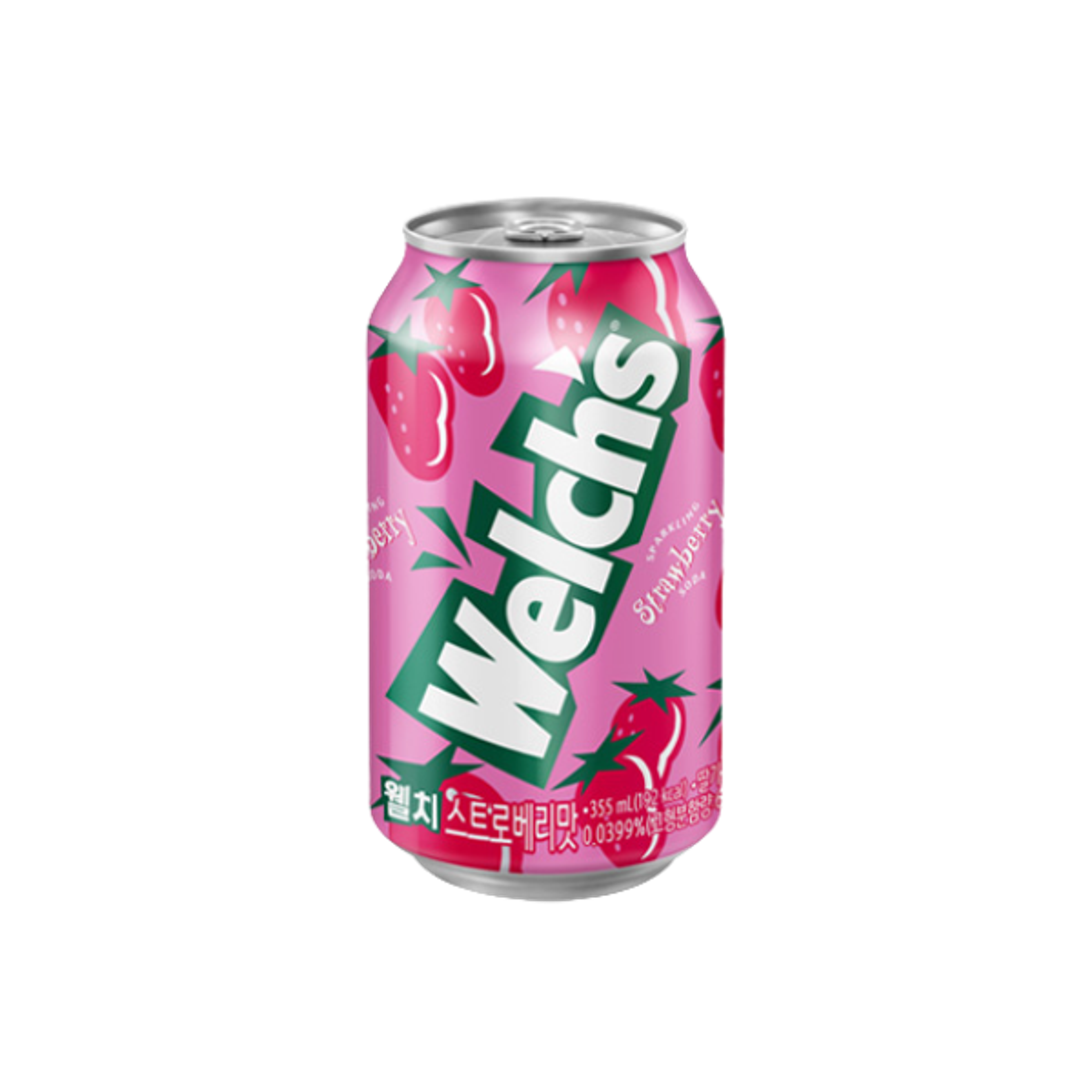 WELCH’S Strawberry Soda 355ml | Süßes & Spritziges Erdbeer-Erfrischungsgetränk