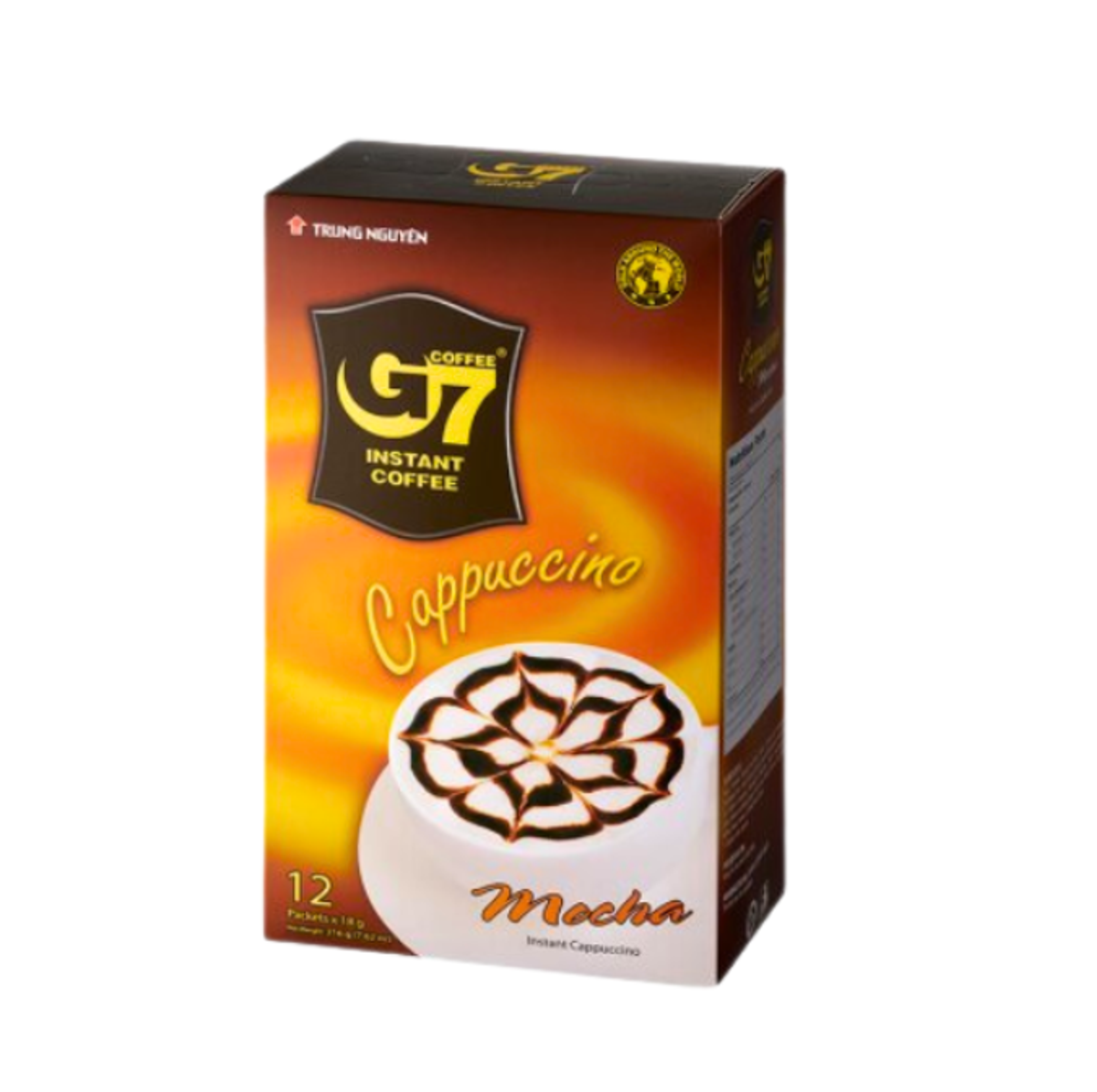 TRUNG NGUYEN G7 Cappuccino Mocha Instant Coffee 12 x 18g Sticks