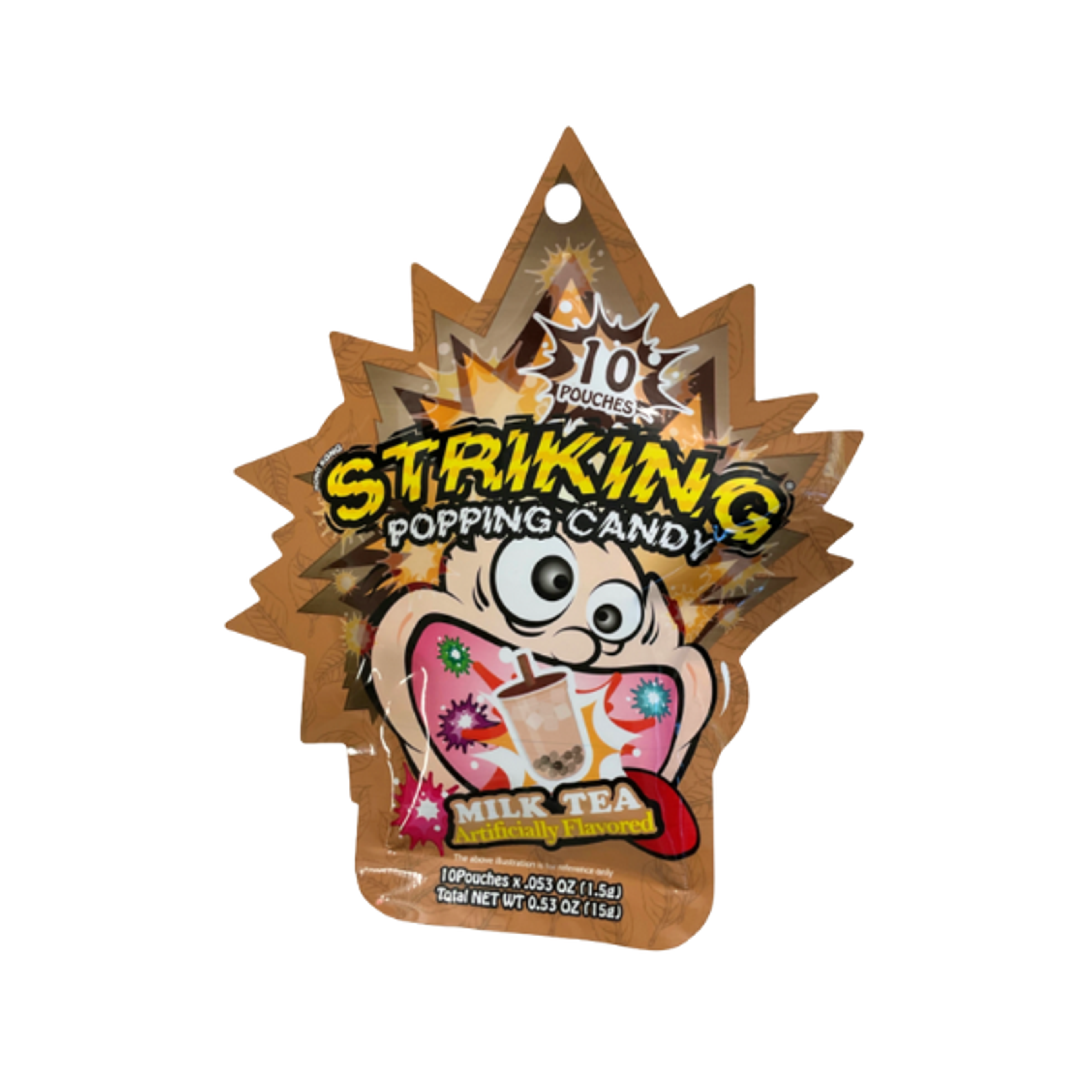 STRIKING Popping Candy Milk Tea 30g | Knisternde Süßigkeit mit Milchtee-Geschmack