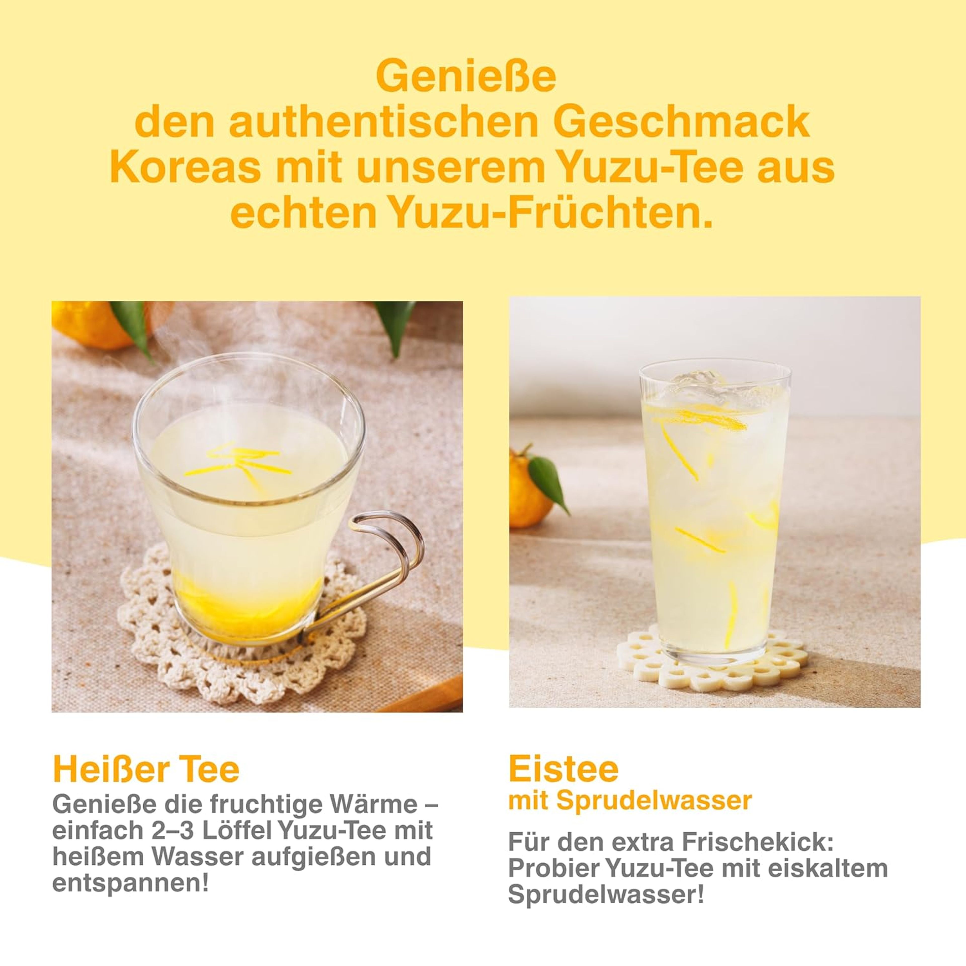 EasyCookAsia Korean Yuzu Tea | Authentic Citron Marmalade Tea from Korea