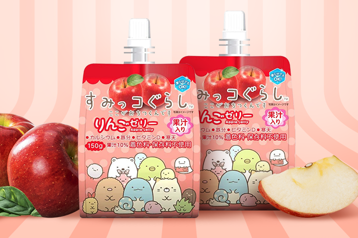 YOKOO SUMIKKO Sumikkogurashi Jelly Apple 150g – Cute snack for fans