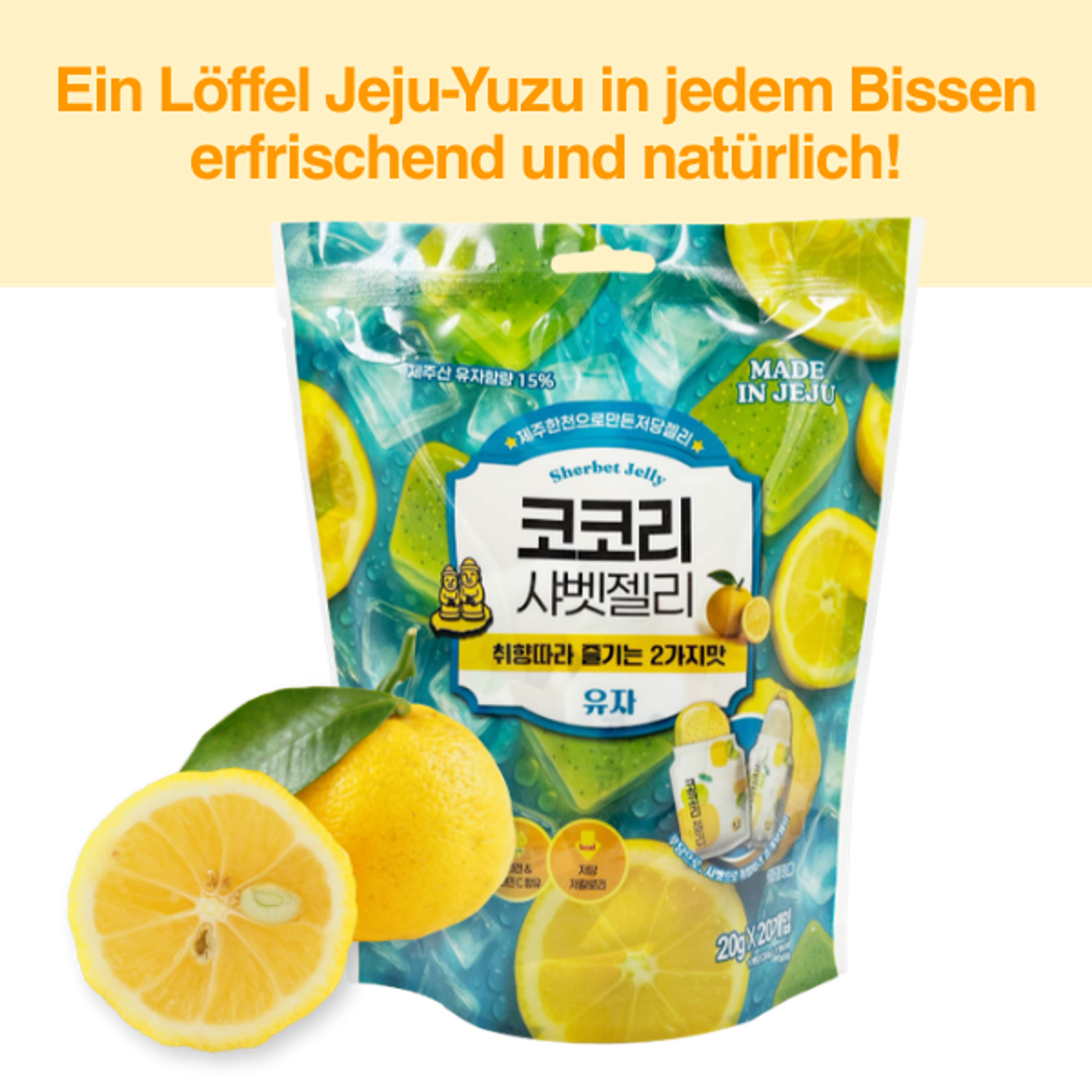 COCORI Sherbet Jelly Yuzu 20g x 20er