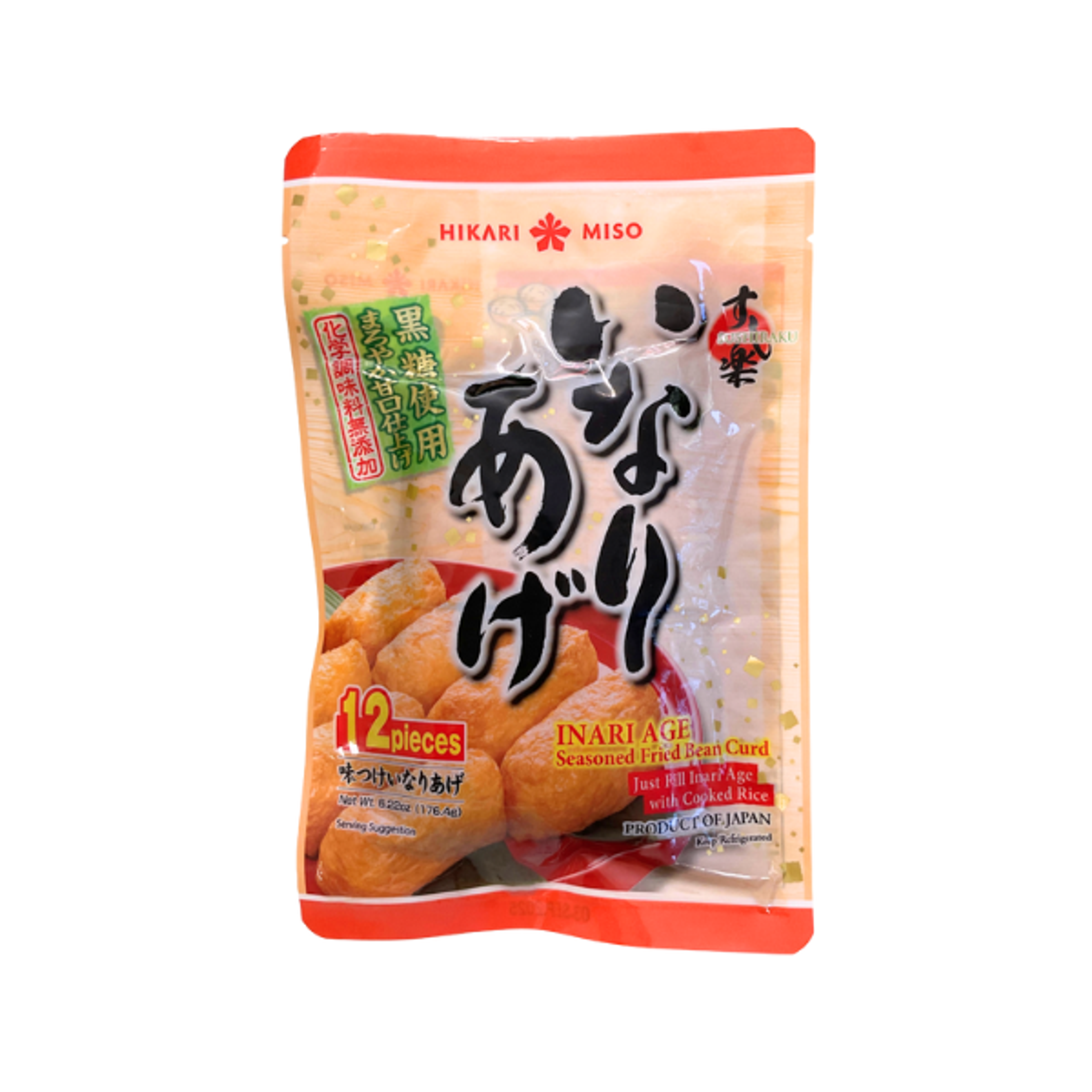 HIKARI MISO Inari Age 176,4g | Marinierte Tofutaschen für authentisches Sush