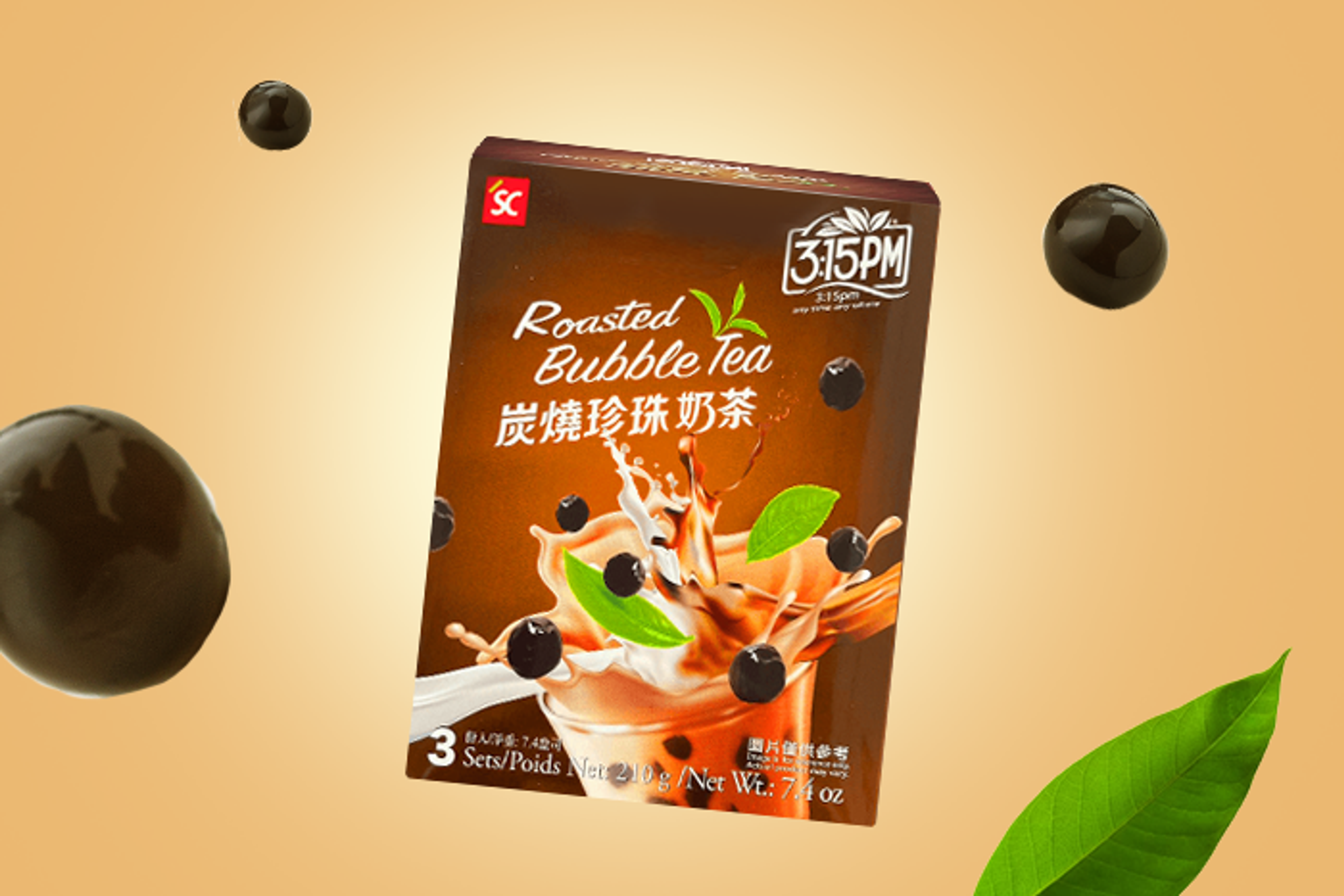 3:15 PM Roasted Bubble Tea 210g - Einfache Zubereitung