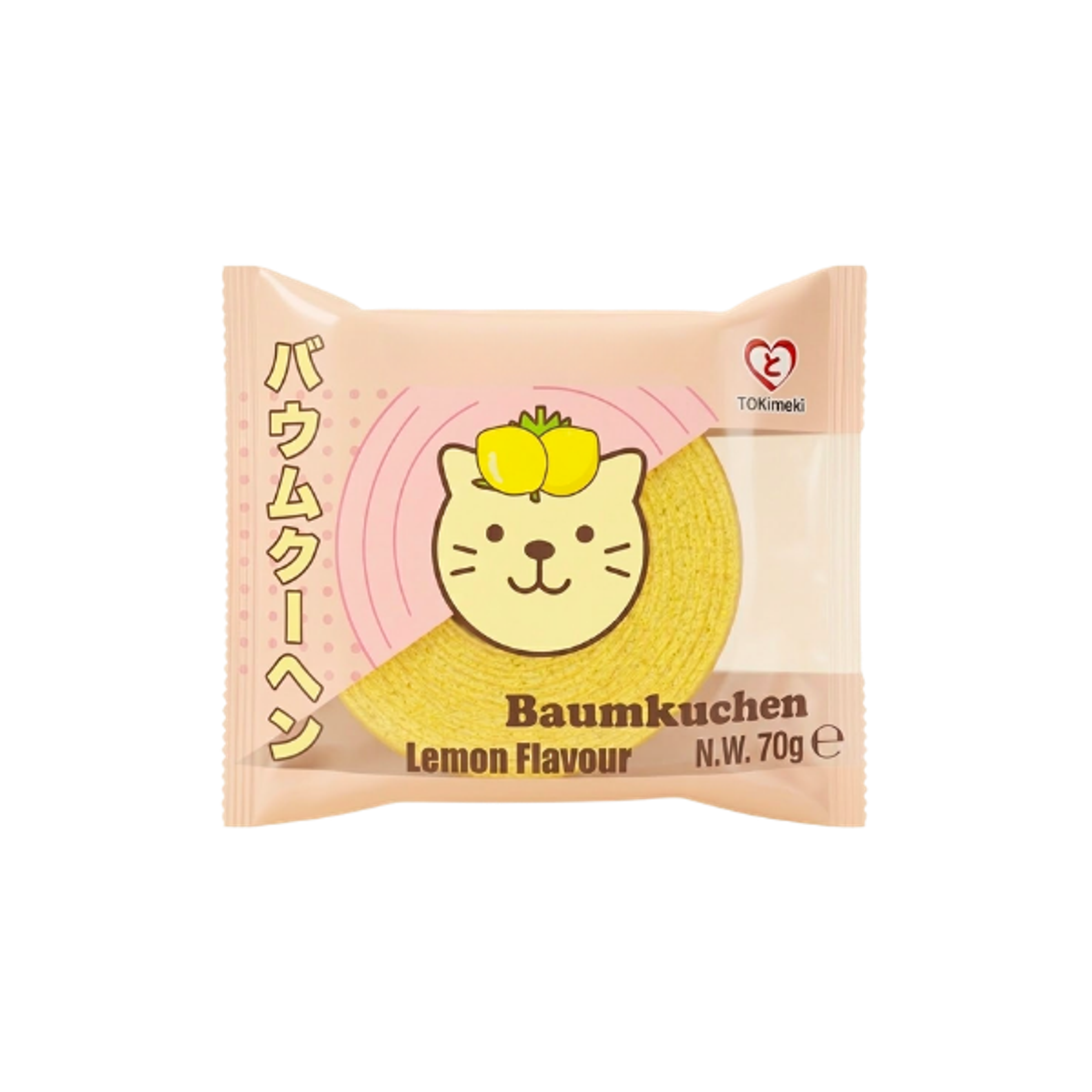 TOKIMEKI Baumkuchen Lemon 70g | Japanischer Zitronen Schichtkuchen
