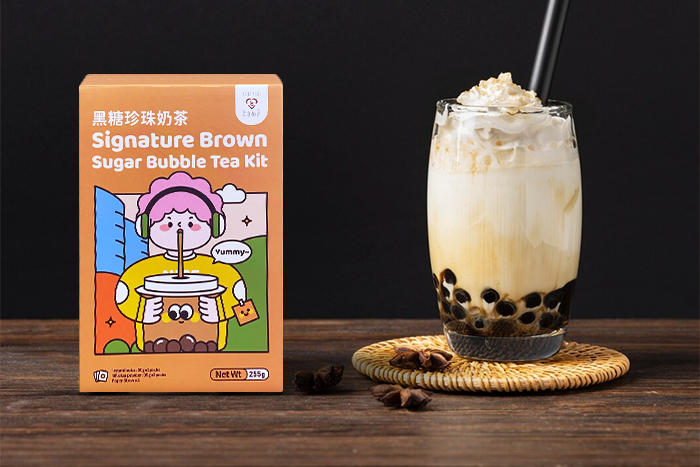 Tokimeki Signature Brauner Zucker Bubble Tea Kit 255g - Ideal für Bubble Tea Liebhaber