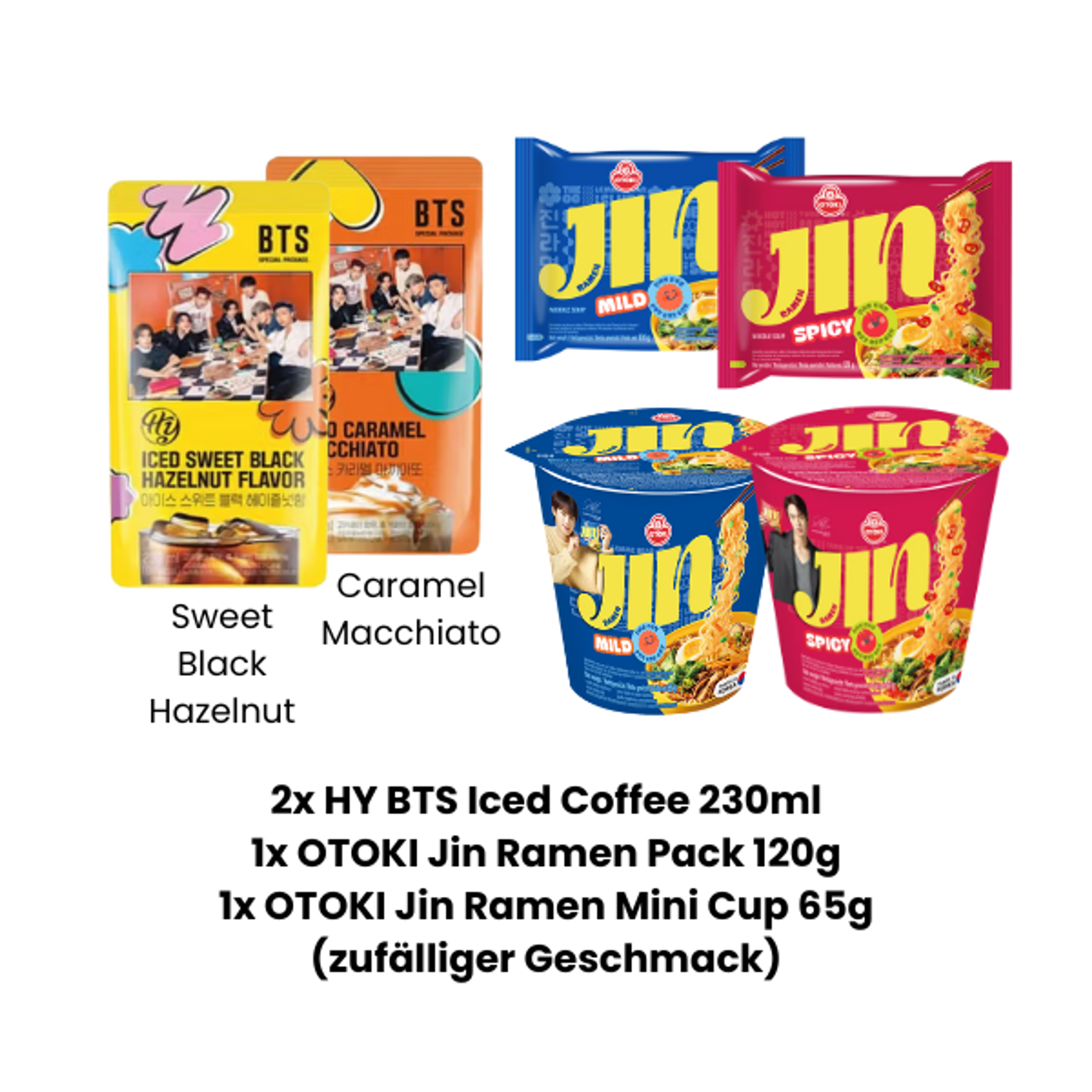 BTS Box | Limitierte Fan-Box mit Iced Coffee, Kombucha & Jin Ramen