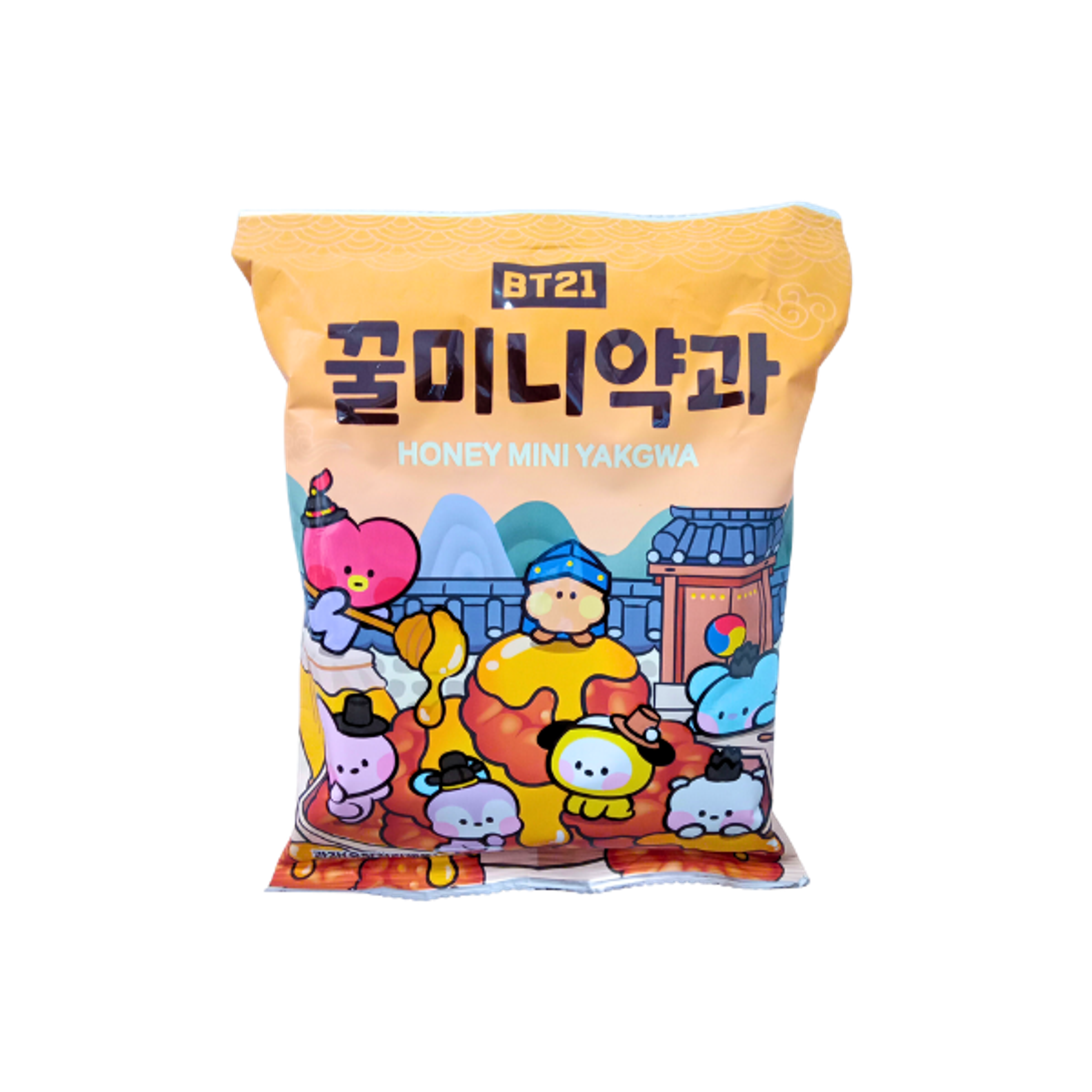 BT21 Honey Mini Yakgwa 110g | Koreanisches Honiggebäck mit BT21 Design
