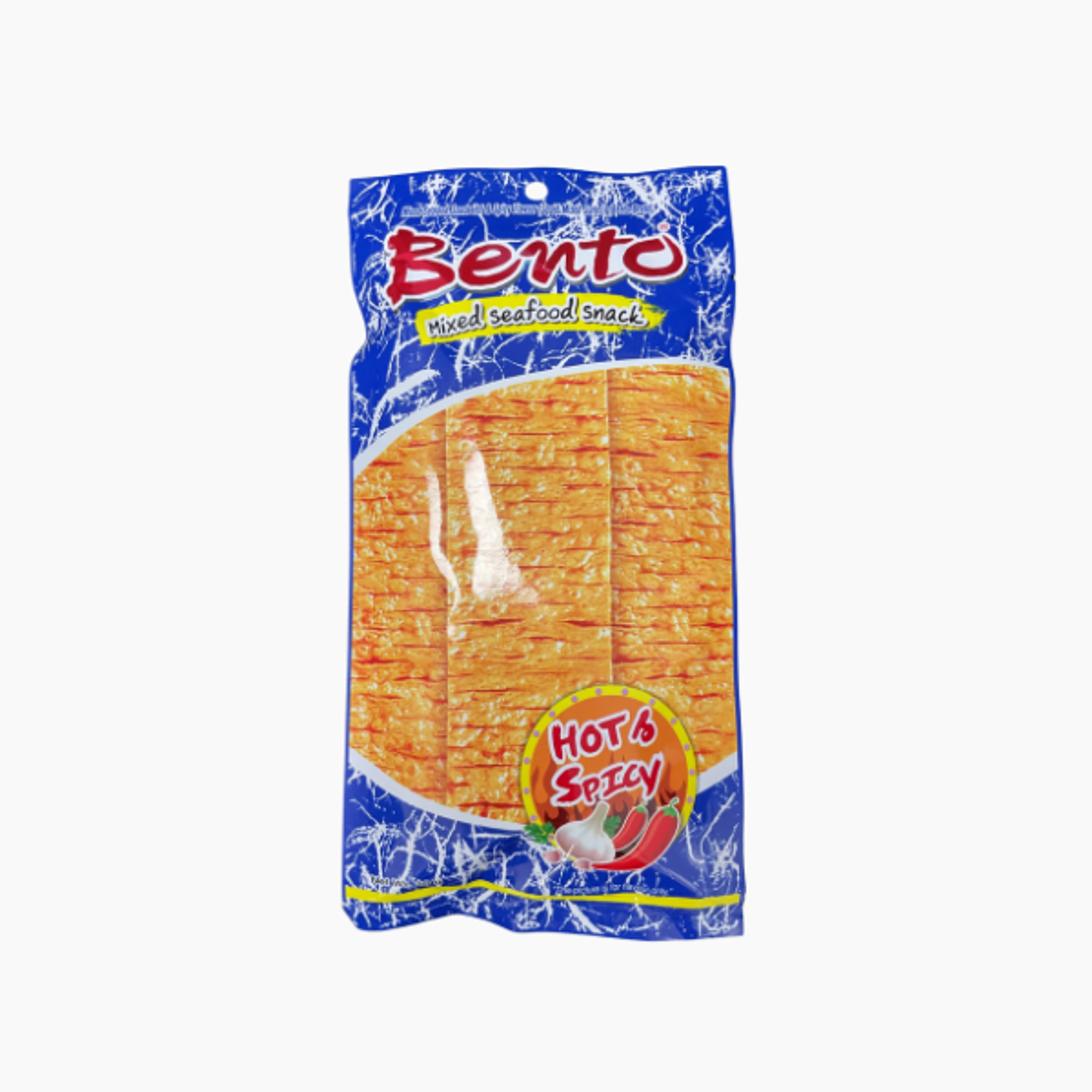 BENTO Mixed Seafood Snack Hot & Spicy 20g | Knuspriger Snack mit angenehmer Schärfe