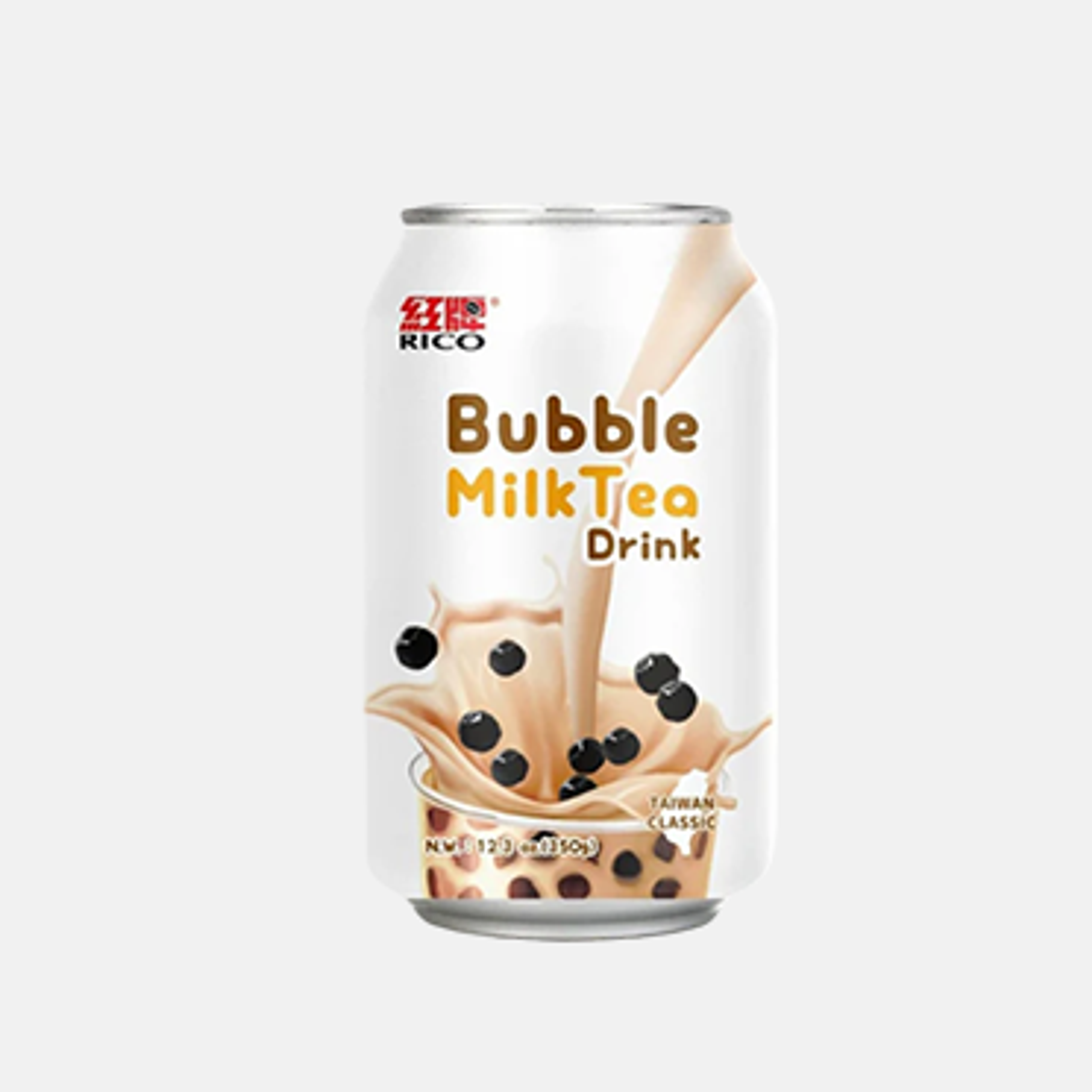 Rico Bubble Tea Getränk Milchtee 350ml - Cremiger und süßer Bubble Tea