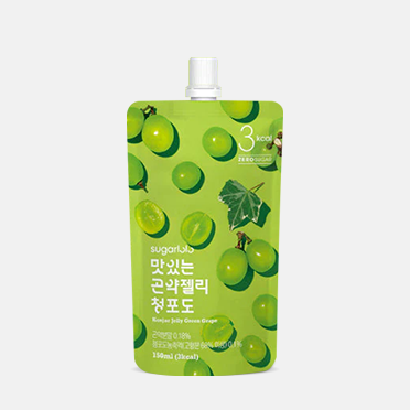 Intake Sugarlolo Konjac Jelly Grüne Traube 150g - Kalorienarm: Ideal für eine gesundheitsbewusste Ernährung.