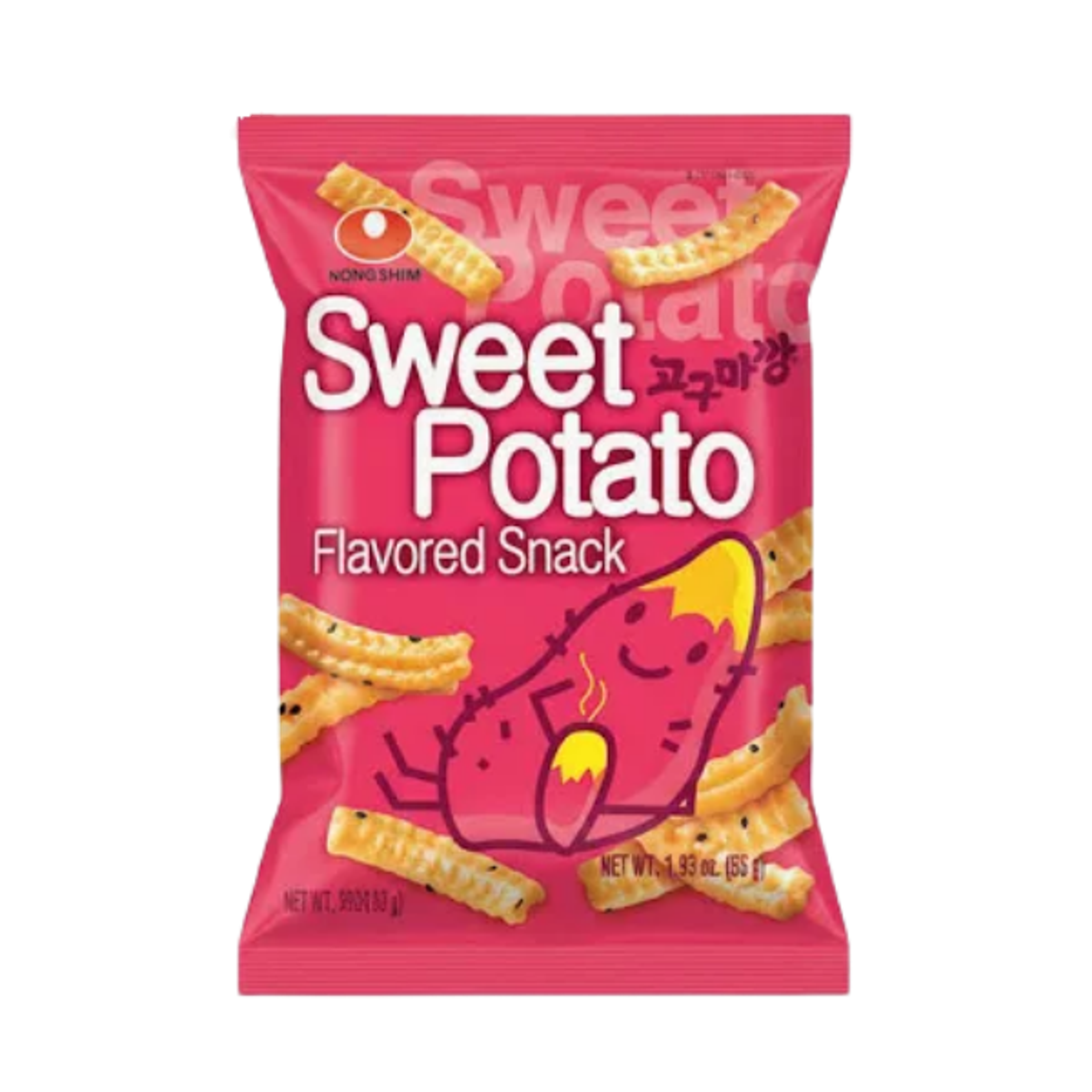 NONGSHIM Süßkartoffel-Snack 55g - Knuspriger Snack mit süßem Aroma