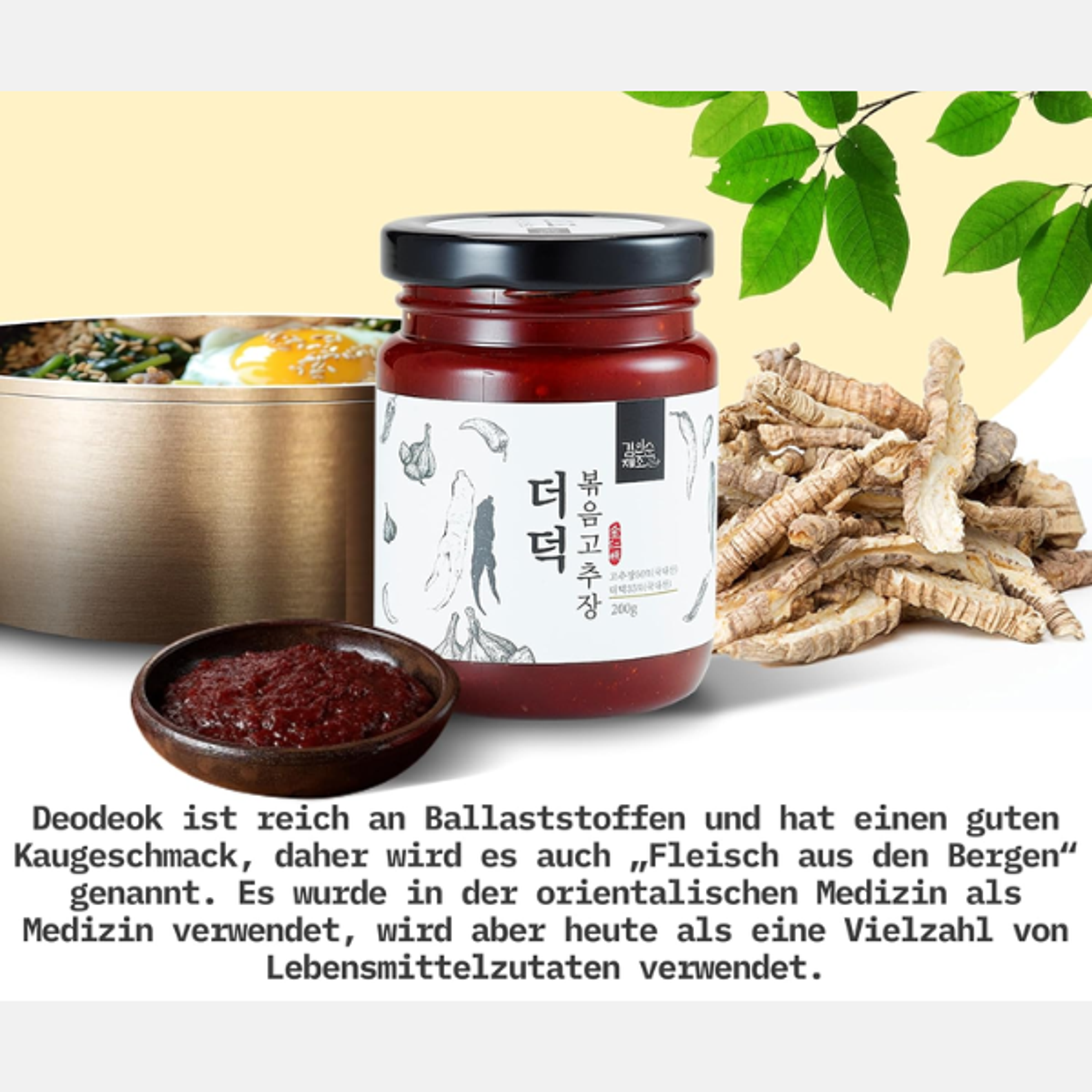 Nahaufnahme der Chilipaste im Glas – betont die reiche, rote Farbe und Textur.