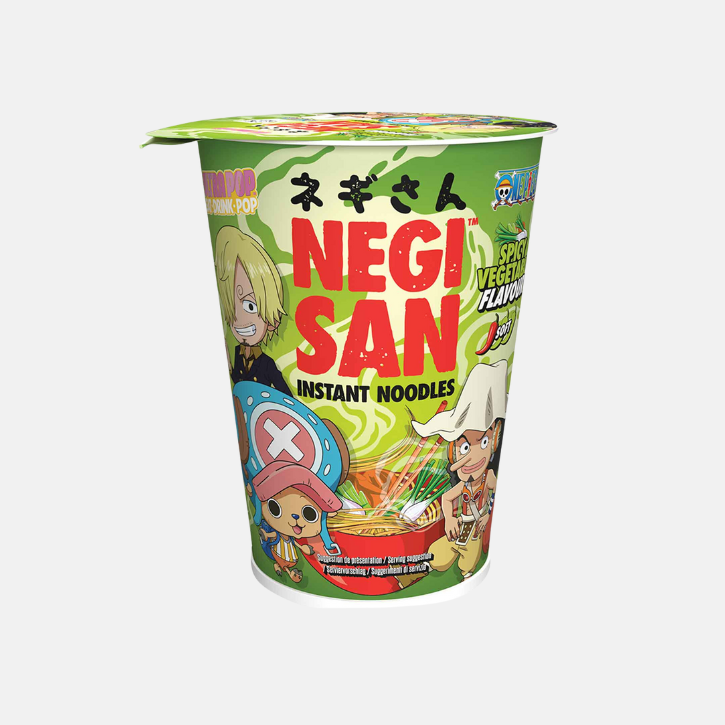 momogo - One Piece Negisan Instant Noodles Spicy Beef Cup 65g