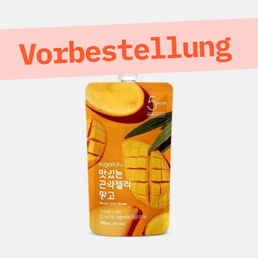 Intake Sugarlolo Konjak-Gelee Mango 150g - Fruchtiger Mangogeschmack: Süß und erfrischend.