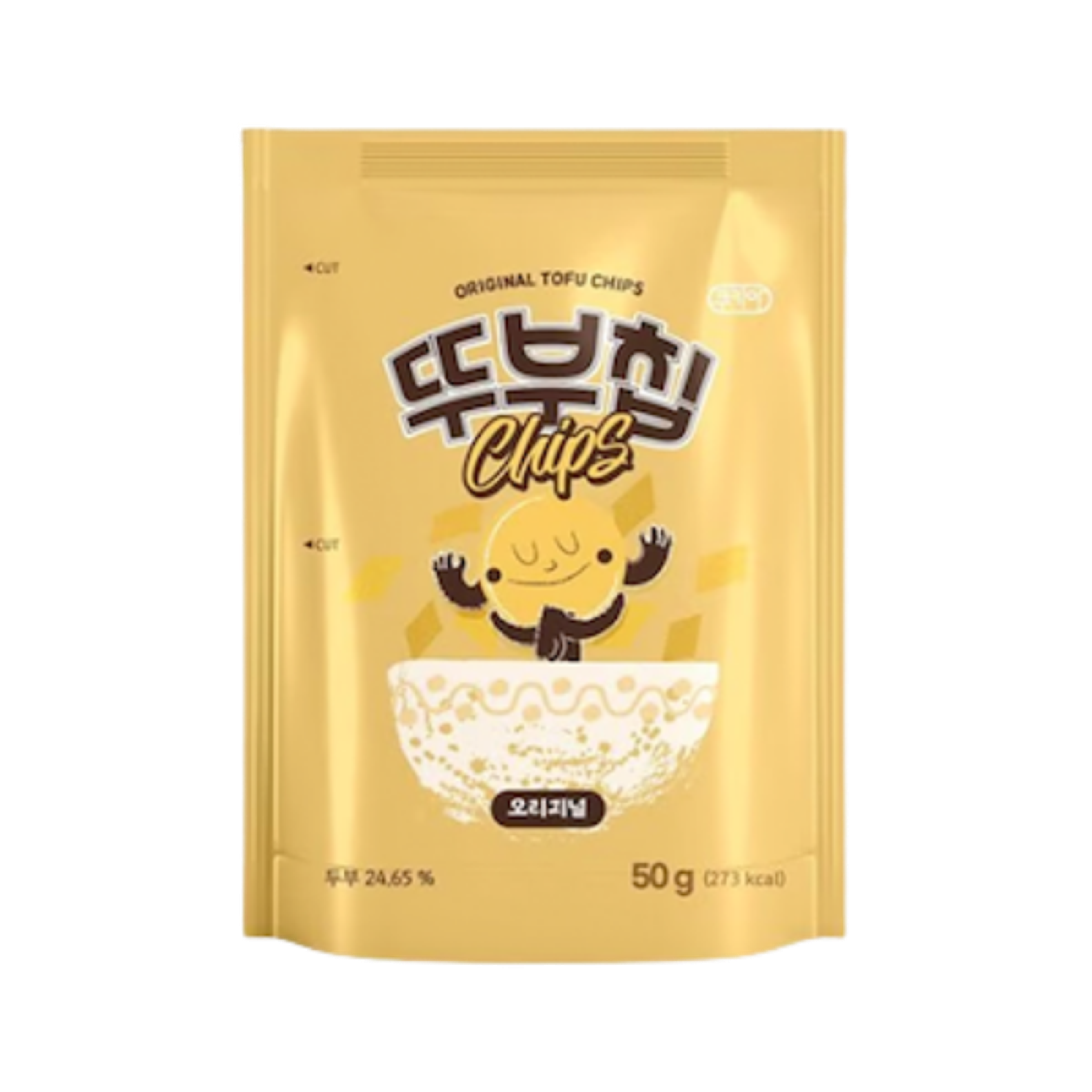 Cookia Tofu-Snack 50g Verpackung – zeigt den stilvollen und informativen Look der Packung.