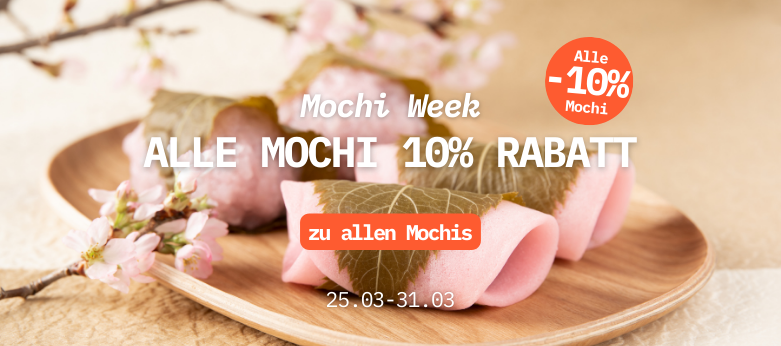 Mochi Week: Alle Mochi 10% Rabatt