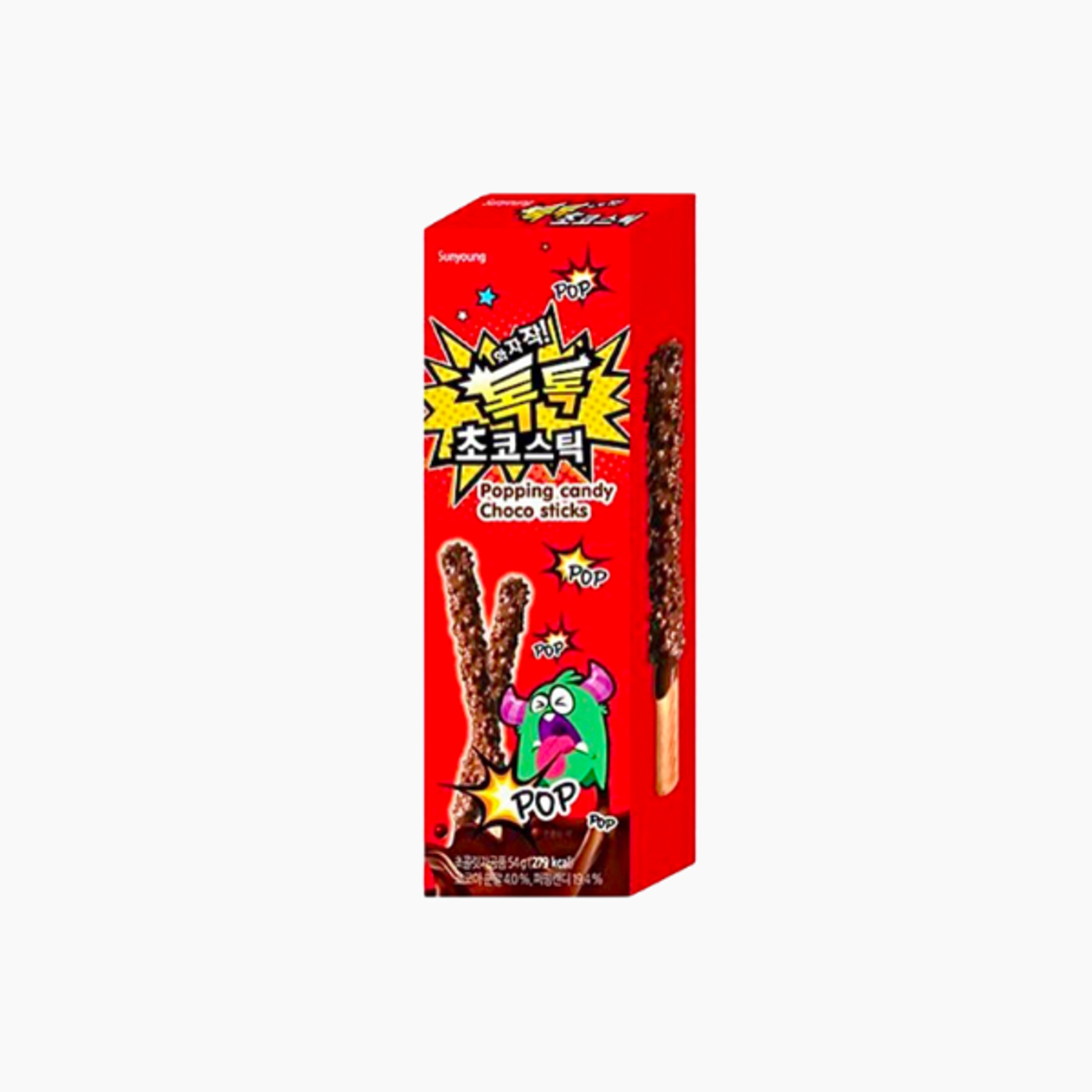  SUNYOUNG Popping Candy Choco Sticks 54g – Schokosticks mit Knisterzucker