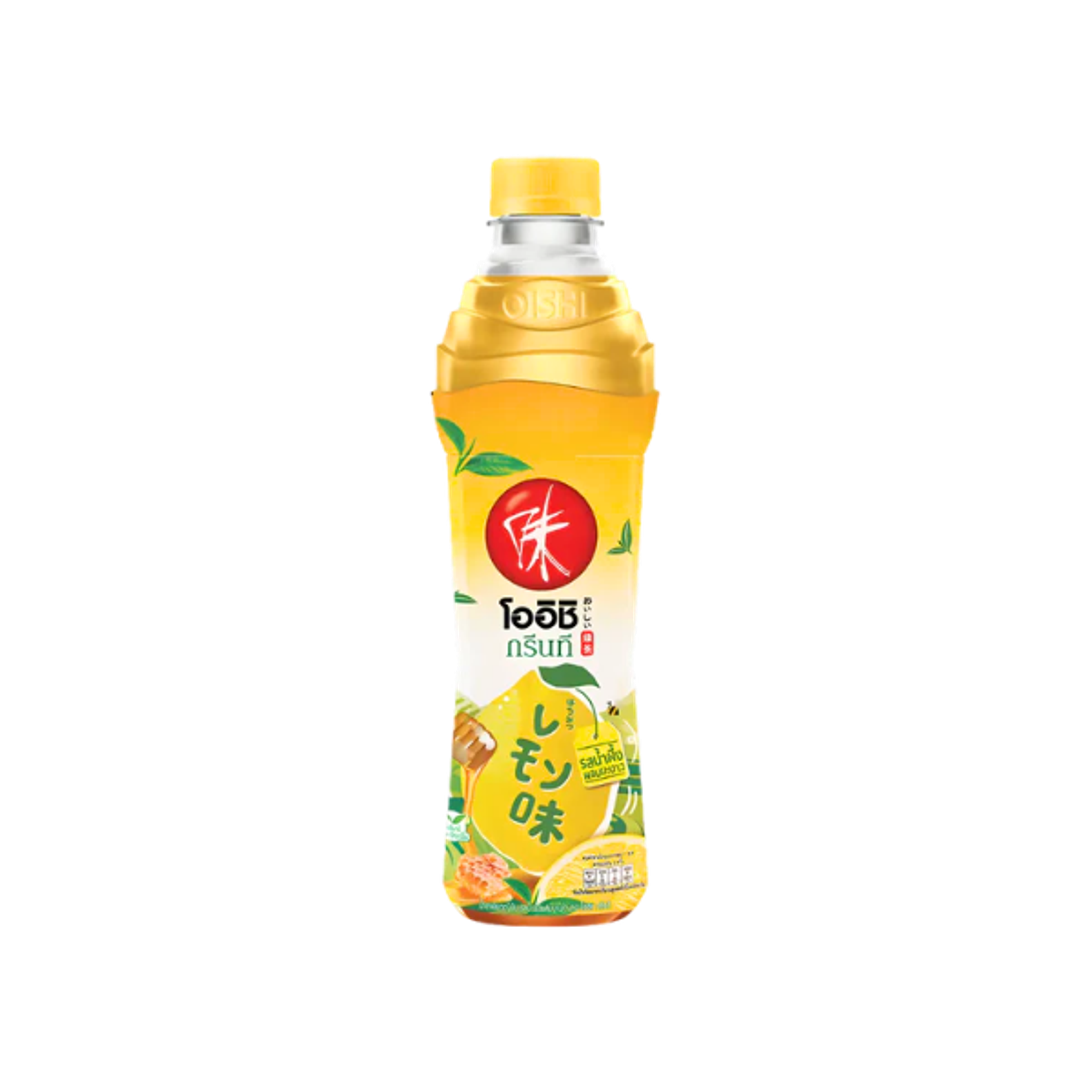 OISHI Lemon Green Tea 380ml – Grüner Tee mit Zitrone aus Thailand