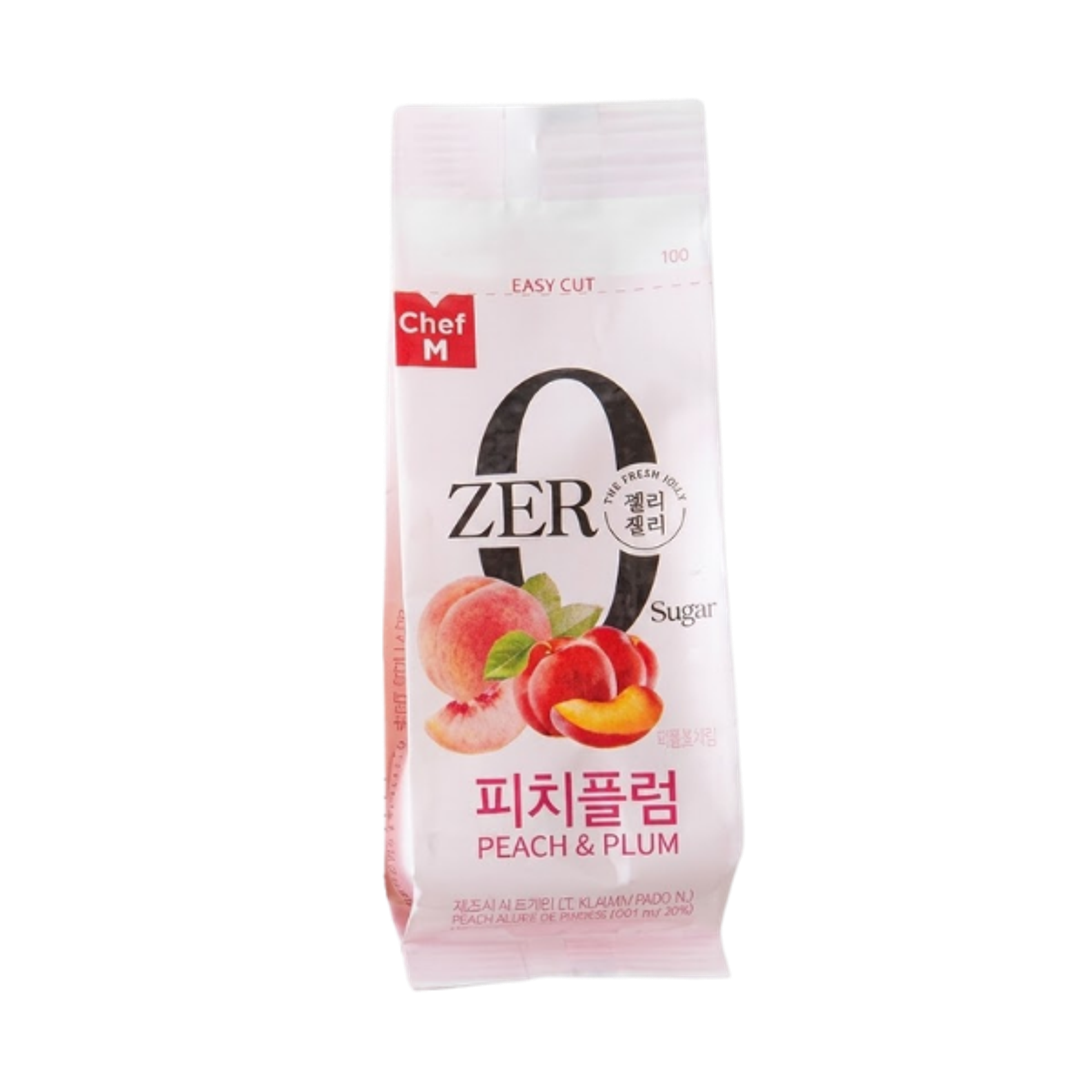 JELLYVELY Peach & Plum Zero Sugar Jelly 60g | Fruchtiges Jelly aus Korea