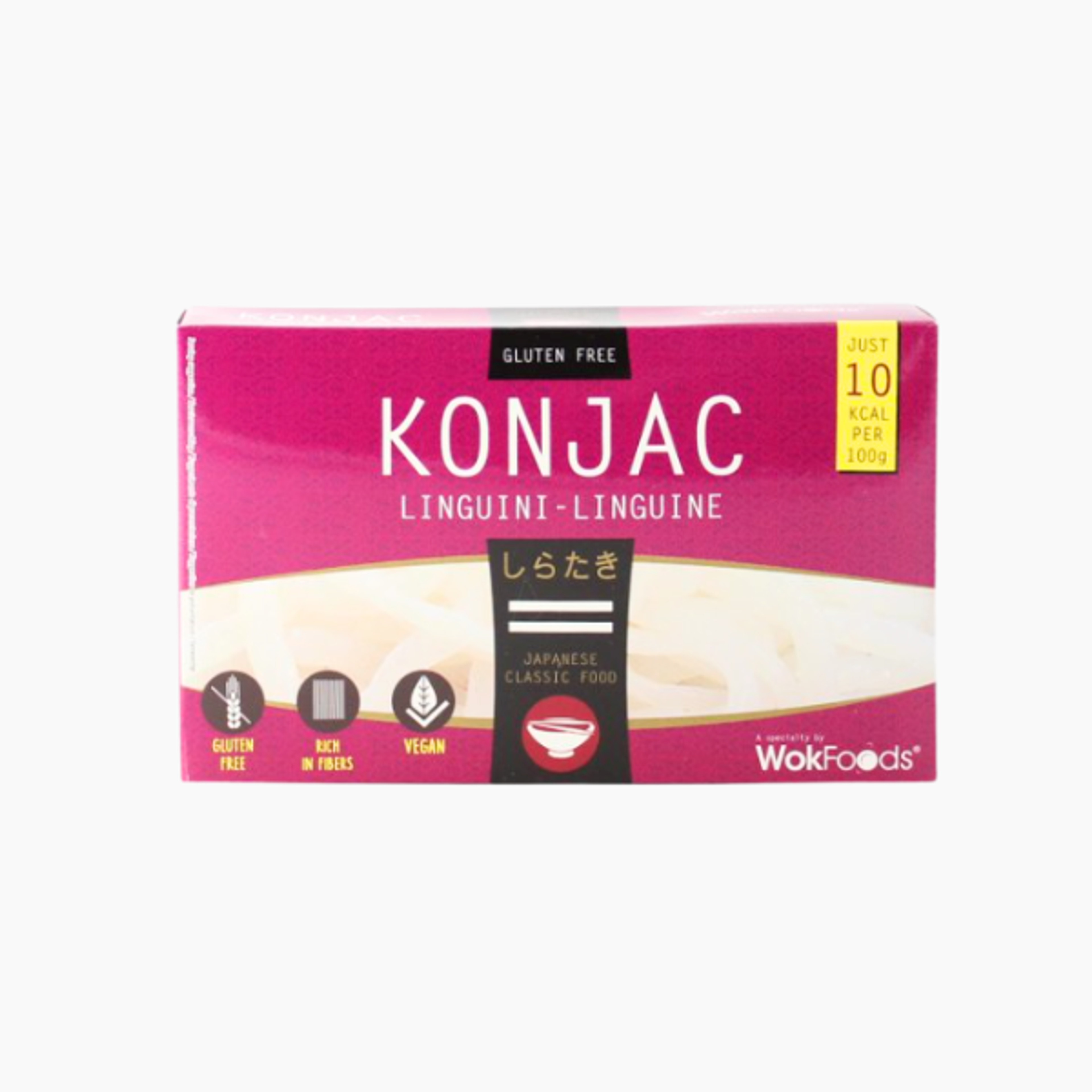 Wok Foods Shirataki Konjac Linguini 200g – Glutenfreie und kalorienarme Pasta