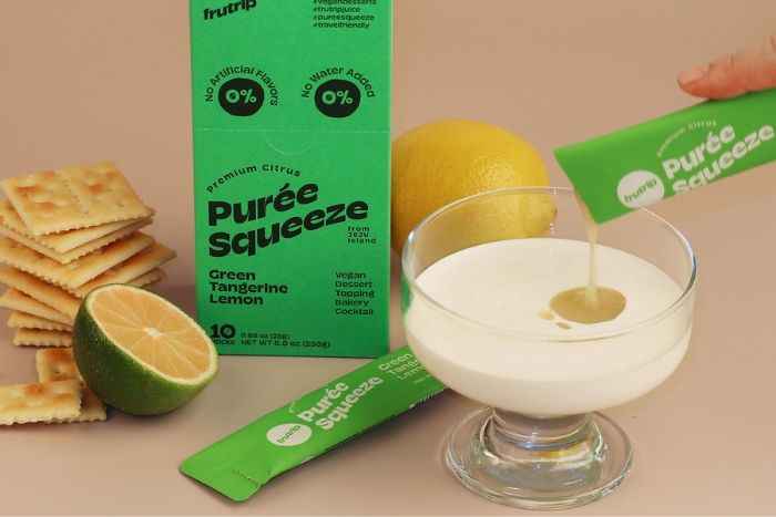 Frutrip Puree Squeeze Green Tangerine & Lemon 250g