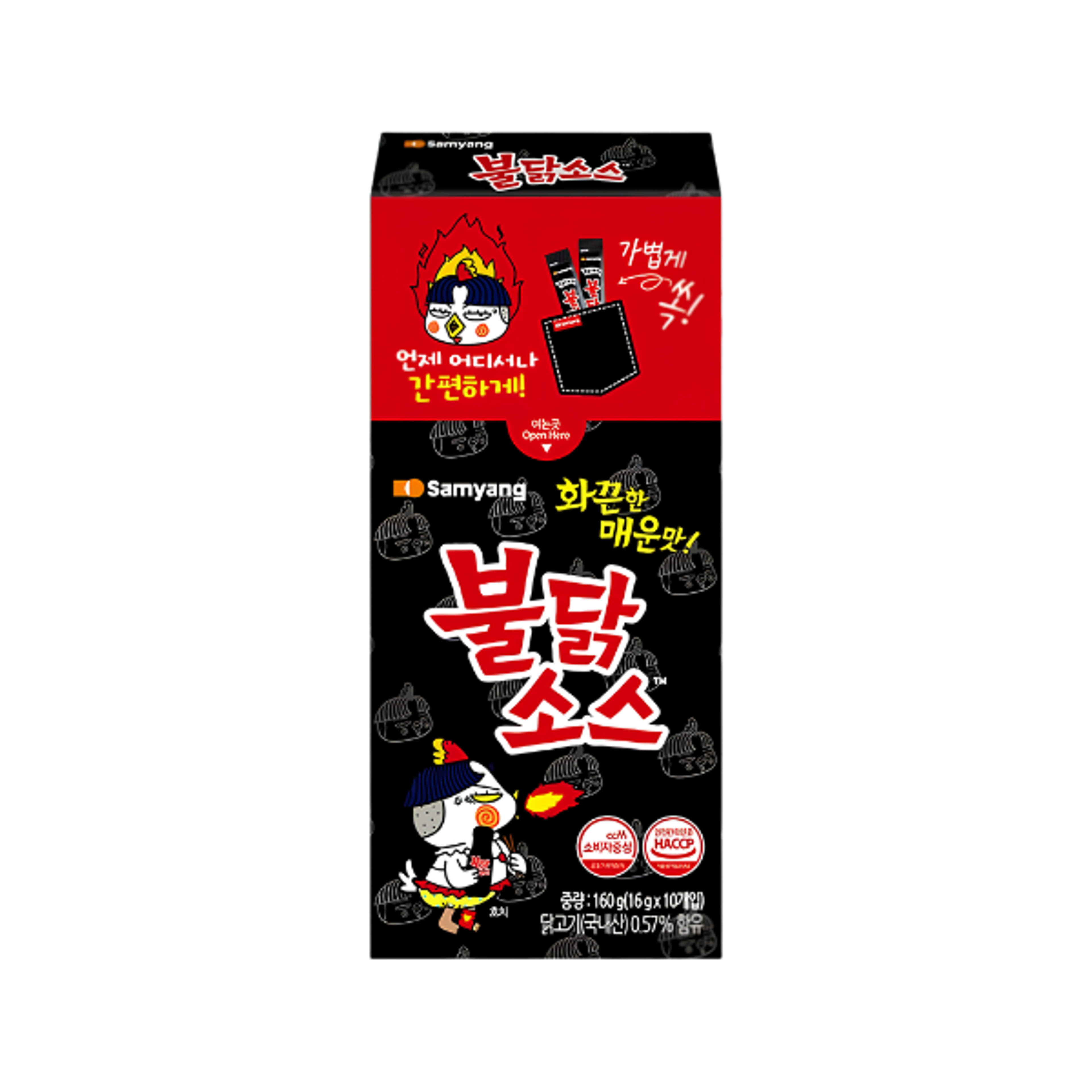 SAMYANG Buldak Sauce Stick Original 10er | Koreanische Hot Chicken Sauce