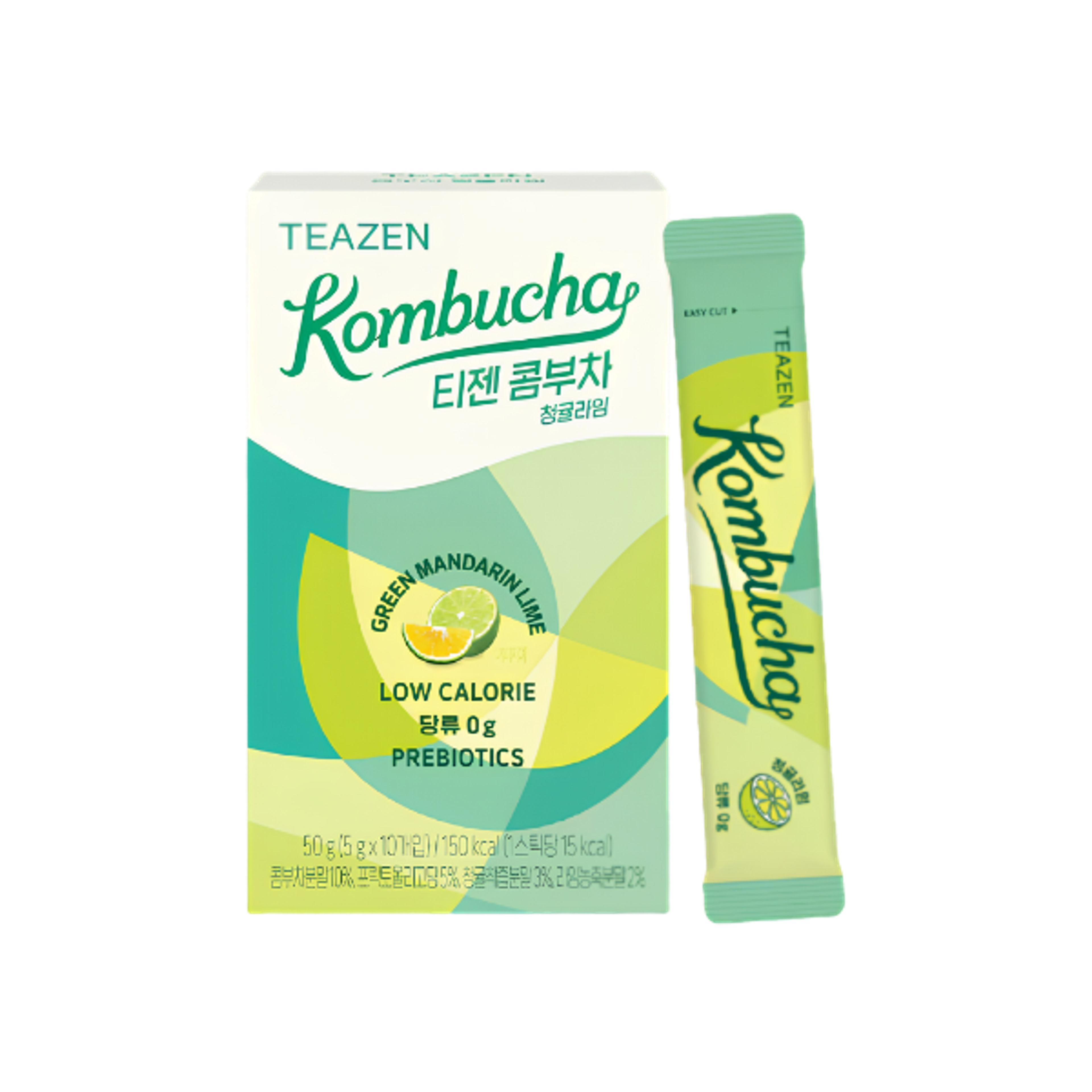 TEAZEN Kombucha Mandarine Limette 50g | 15 kcal & Erfrischend
