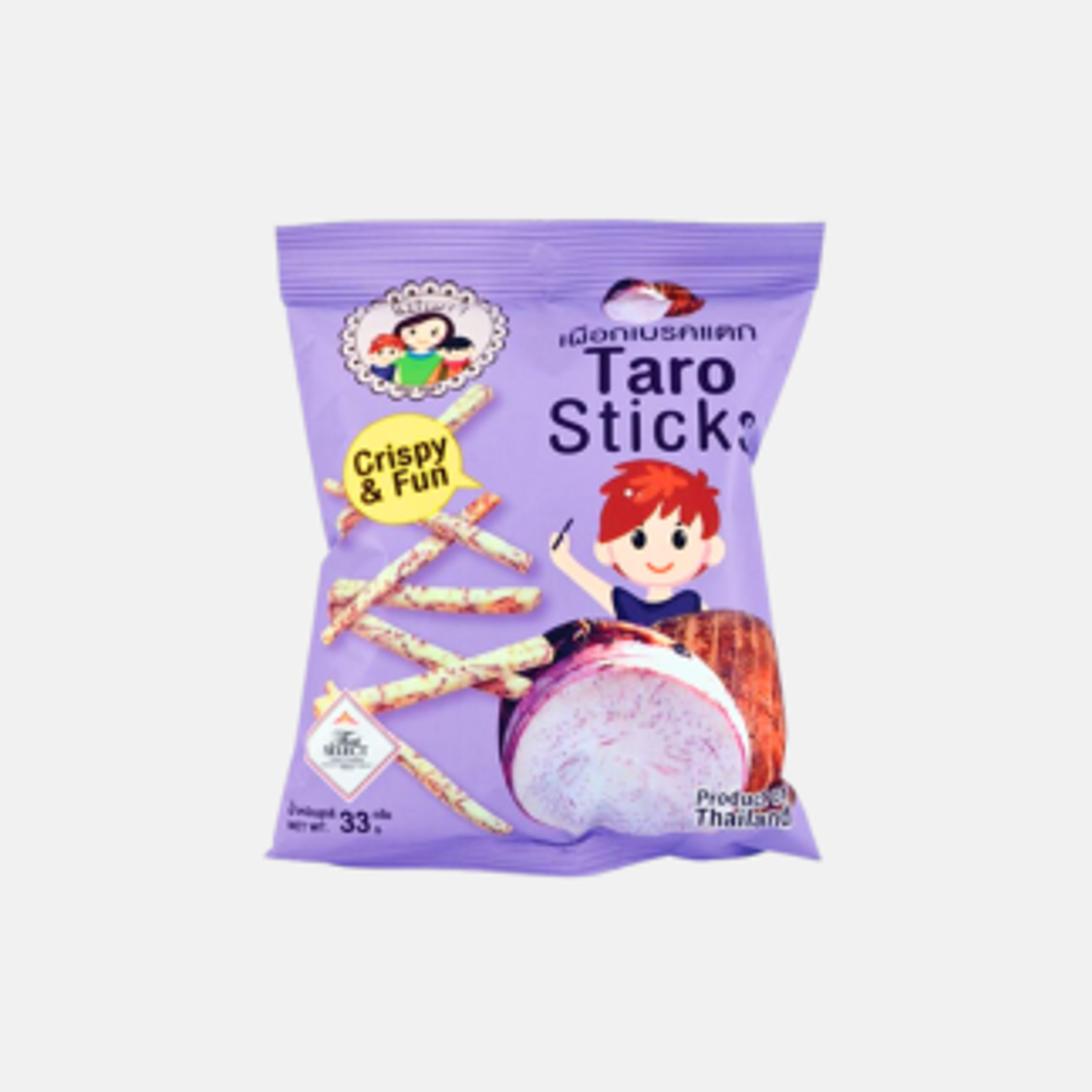 Mae Napa Taro Sticks 33g - Crispy Taro Sticks from Thailand