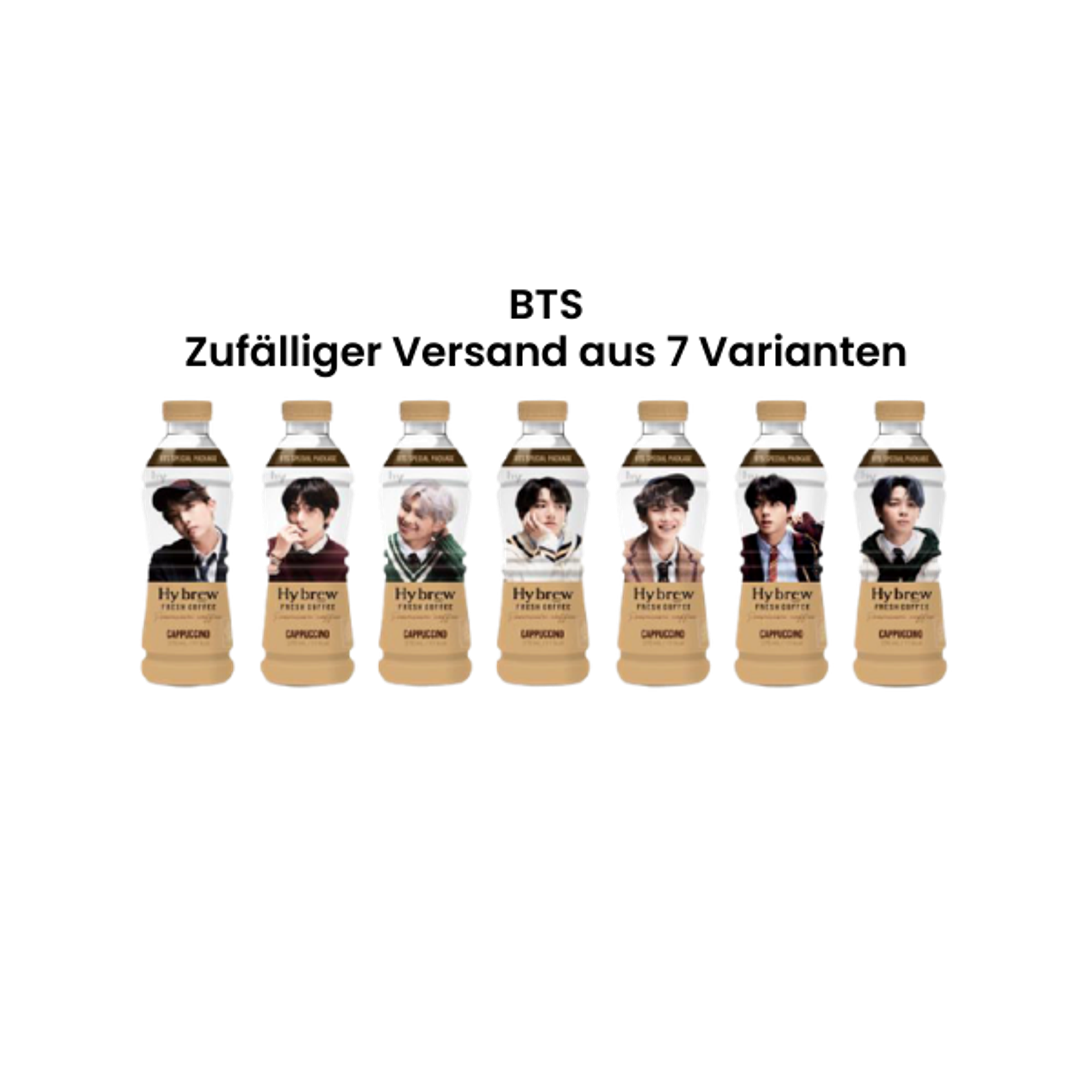 HY BTS Brew Cappuccino 250ml | Creamy Ready-to-Drink Coffee with BTS Edition