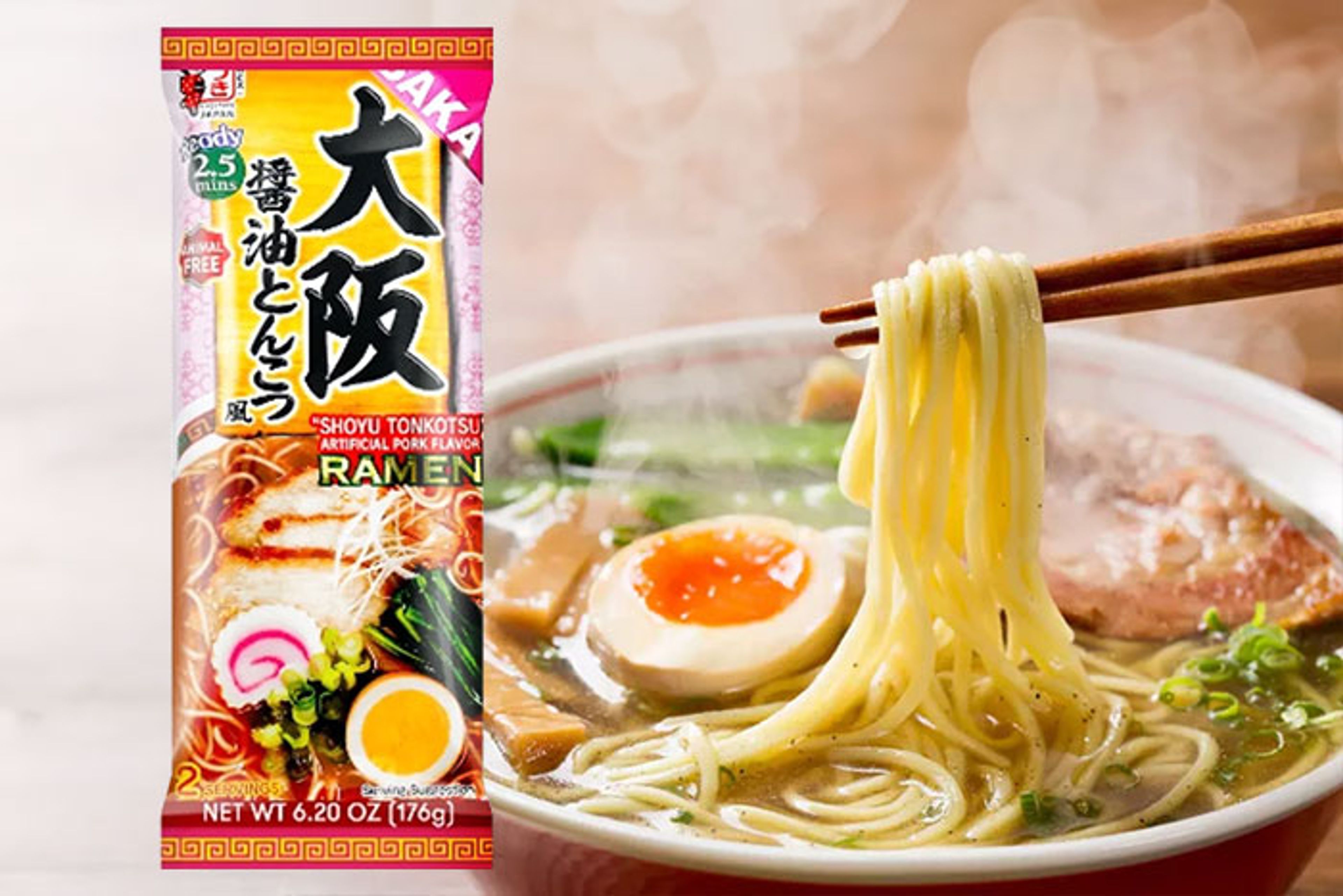 Itsuki Osaka Ramen als schnelle Mahlzeit.