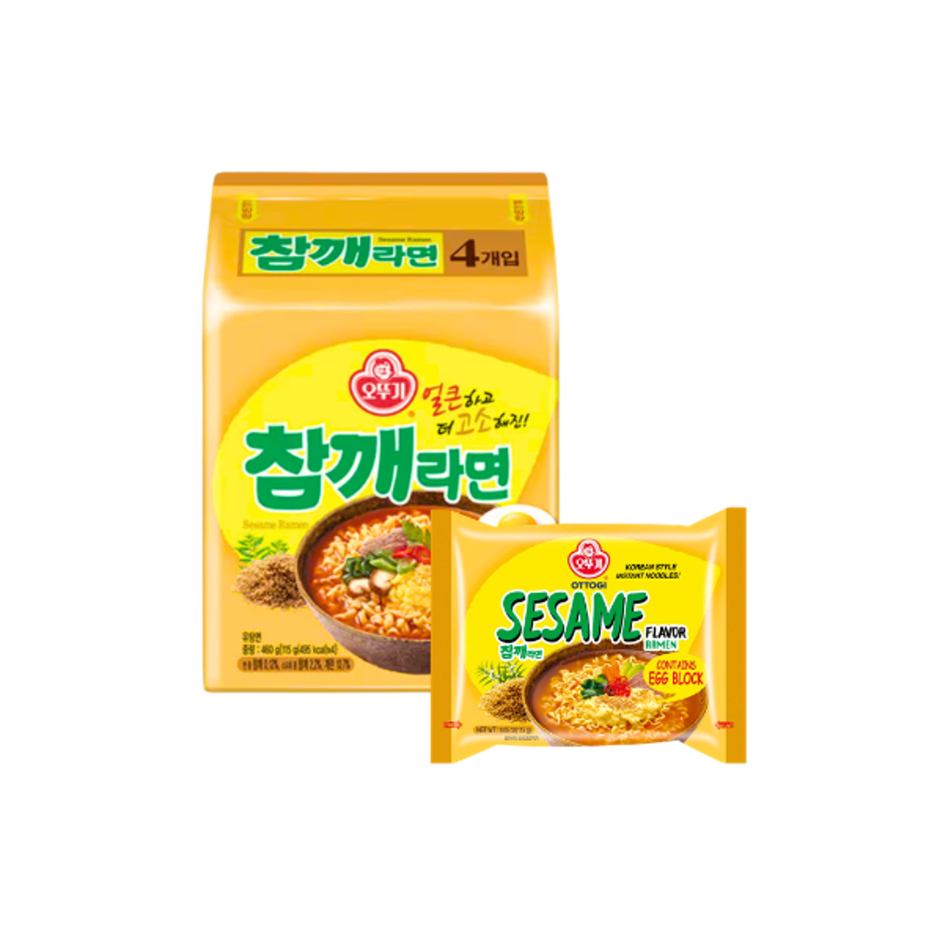 OTOKI Sesame Ramyeon 115g | Koreanische Sesam-Ramyeon Instantnudeln