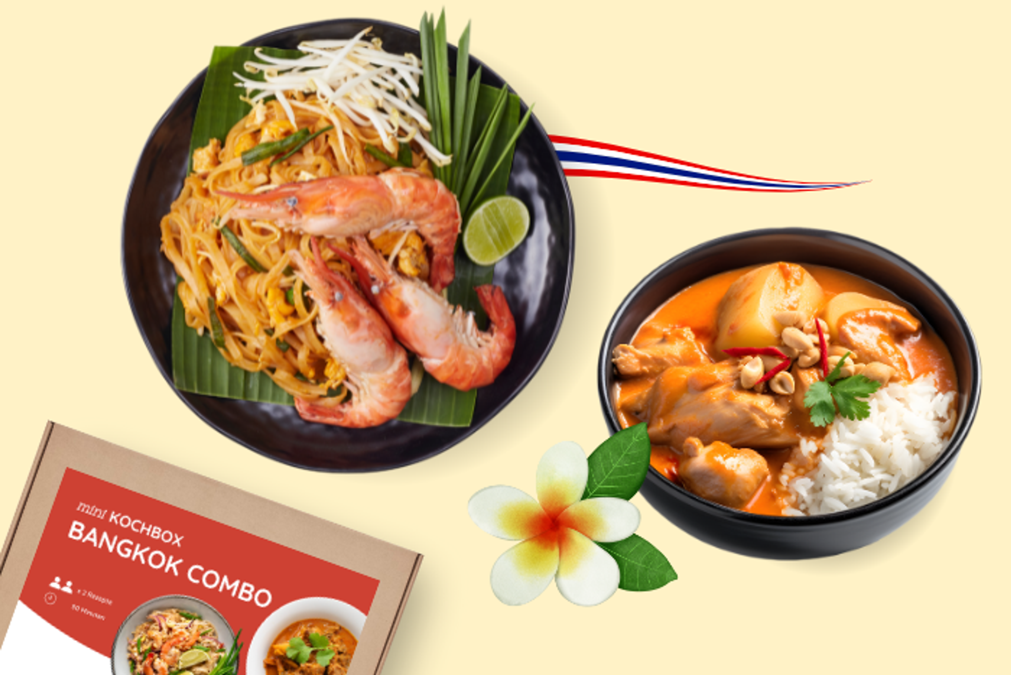 Bangkok Combo Pad Thai und Massaman Curry