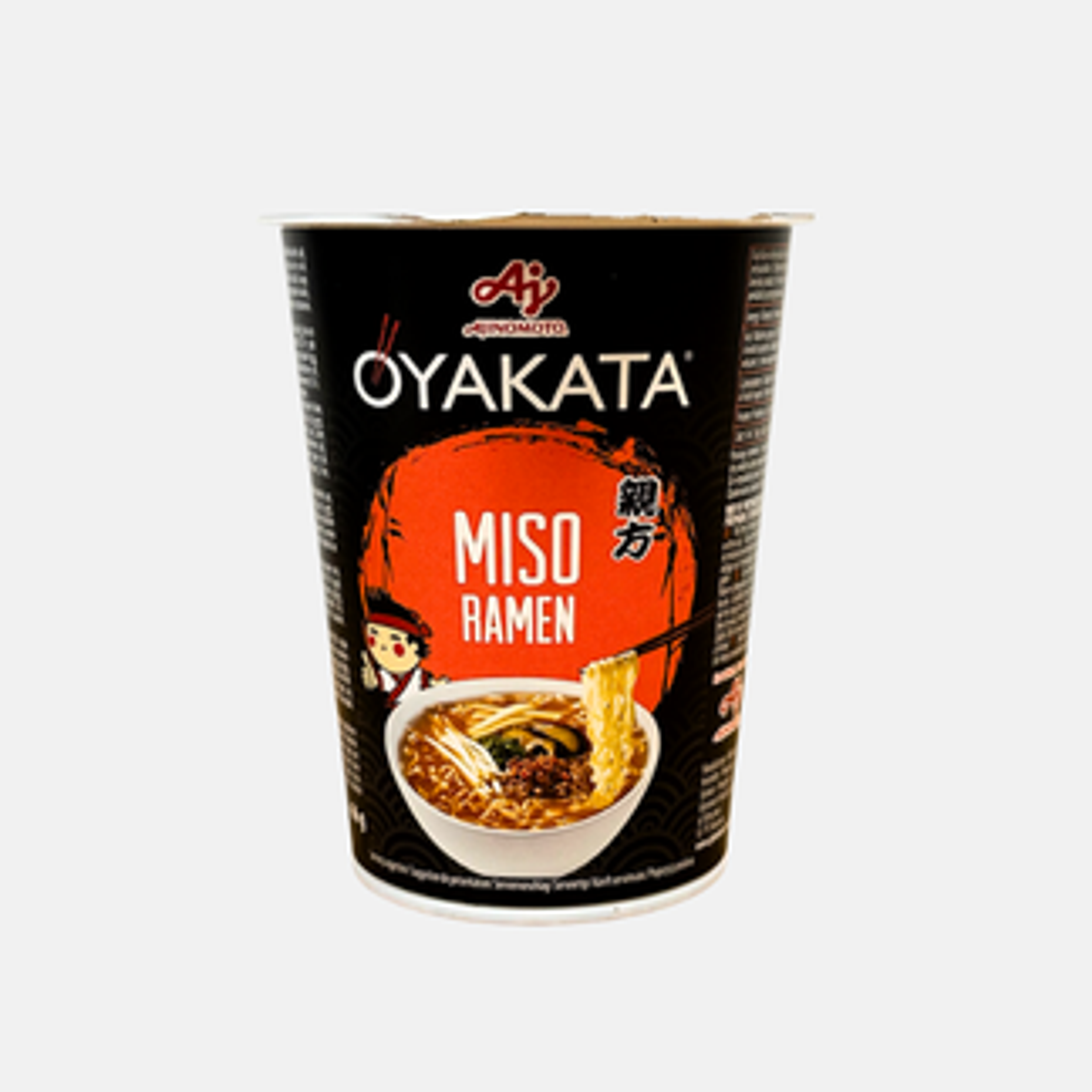 OYAKATA Miso Ramen Cup 66g – Japanese Instant Noodles with Rich Miso Broth