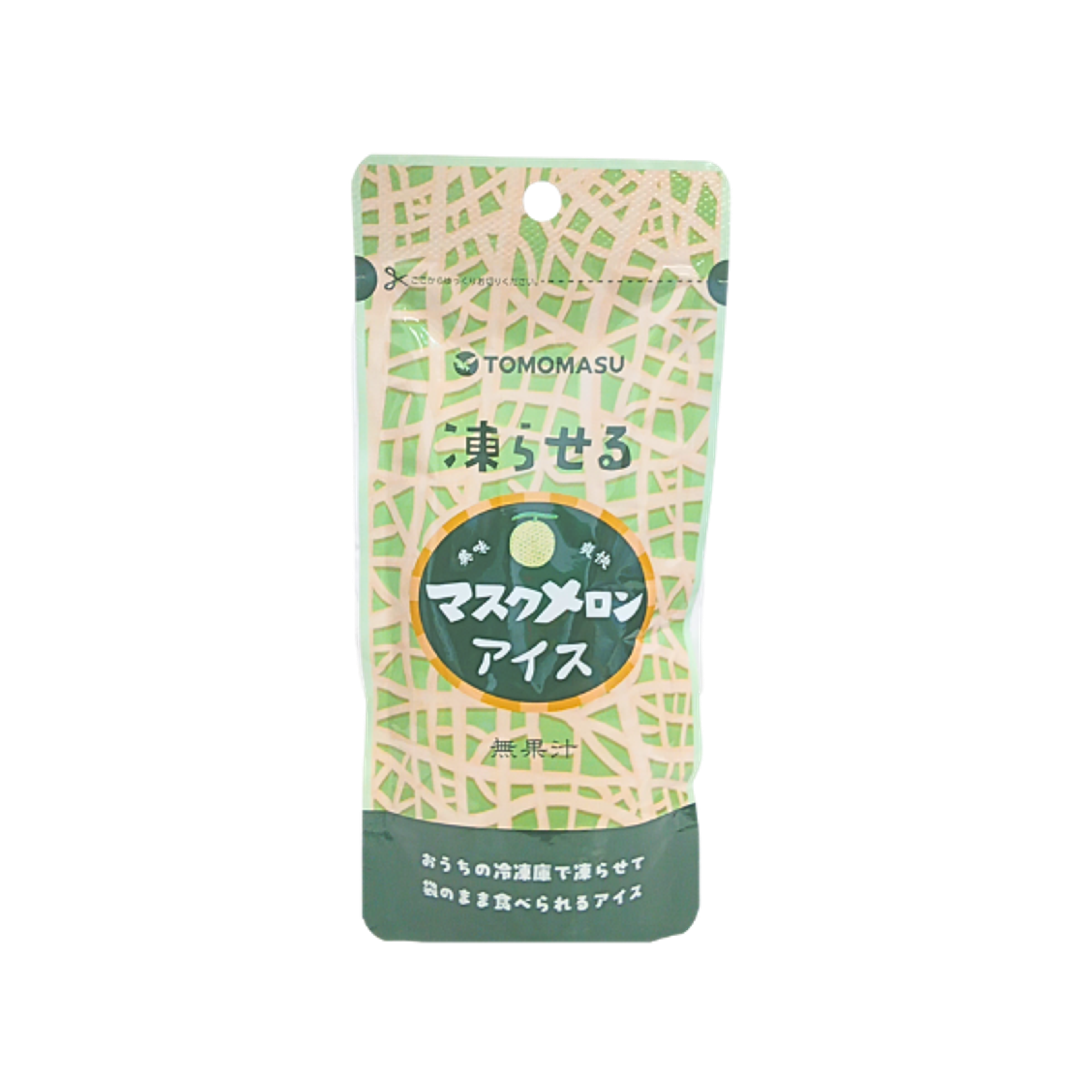 TOMOMASU Melon Ice 80g | Erfrischendes Melonen-Eis zum Einfrieren