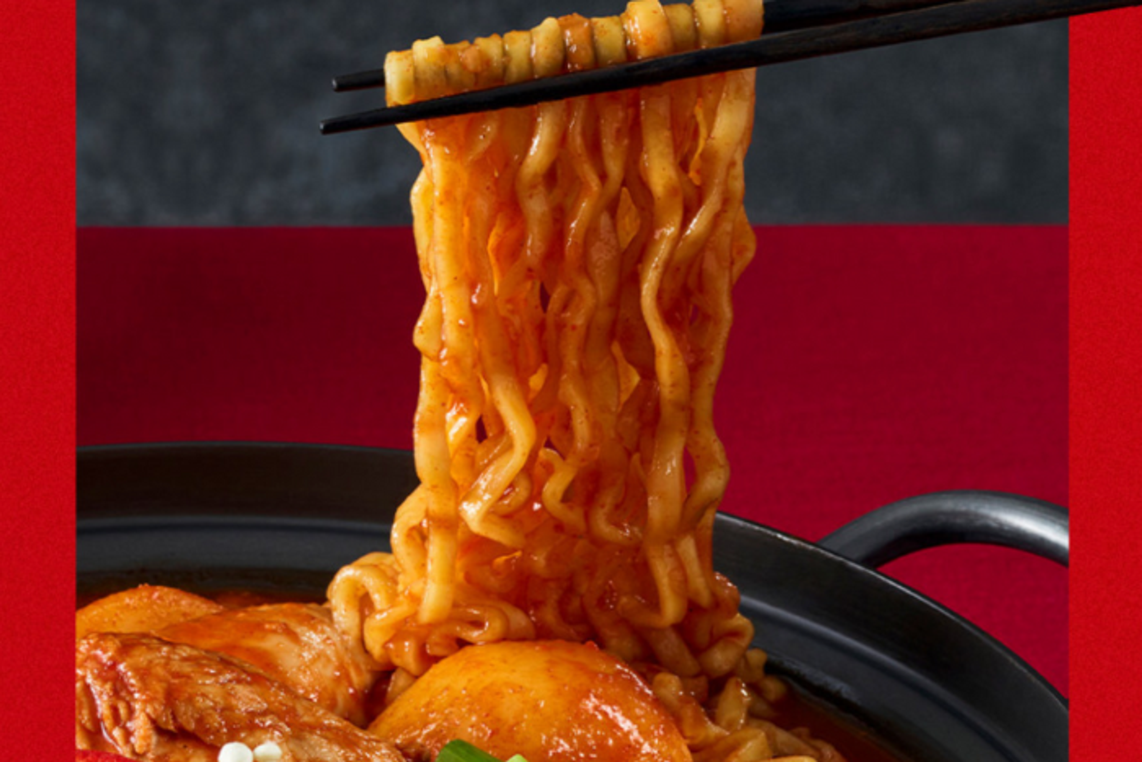 Samyang Buldak Hot Chicken Ramyeon in Hühnereintopf