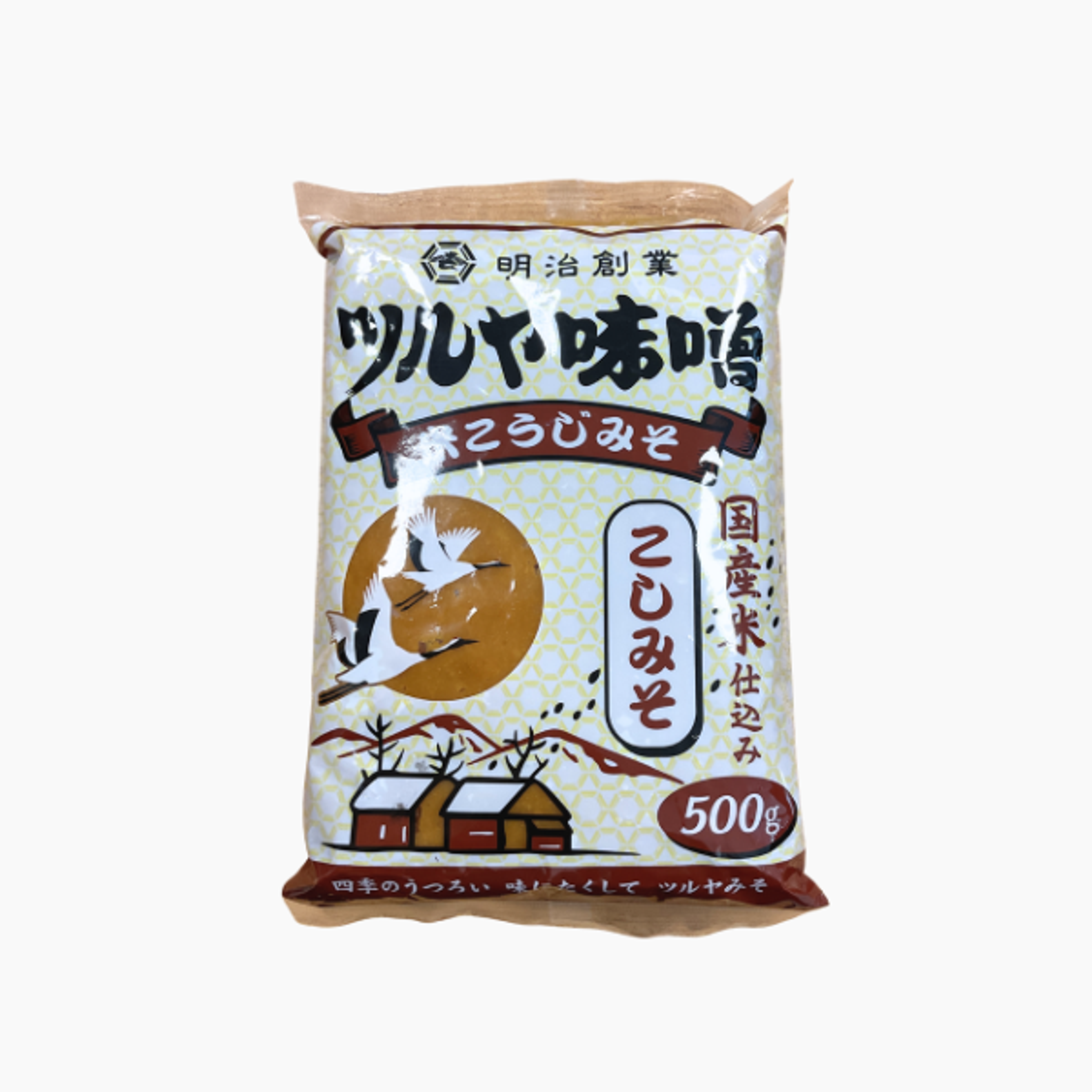 TSURUYA Kome Koji Miso Koshi (Smooth) 500g | Sanfte, geschmeidige Miso-Paste für Suppen & Marinaden