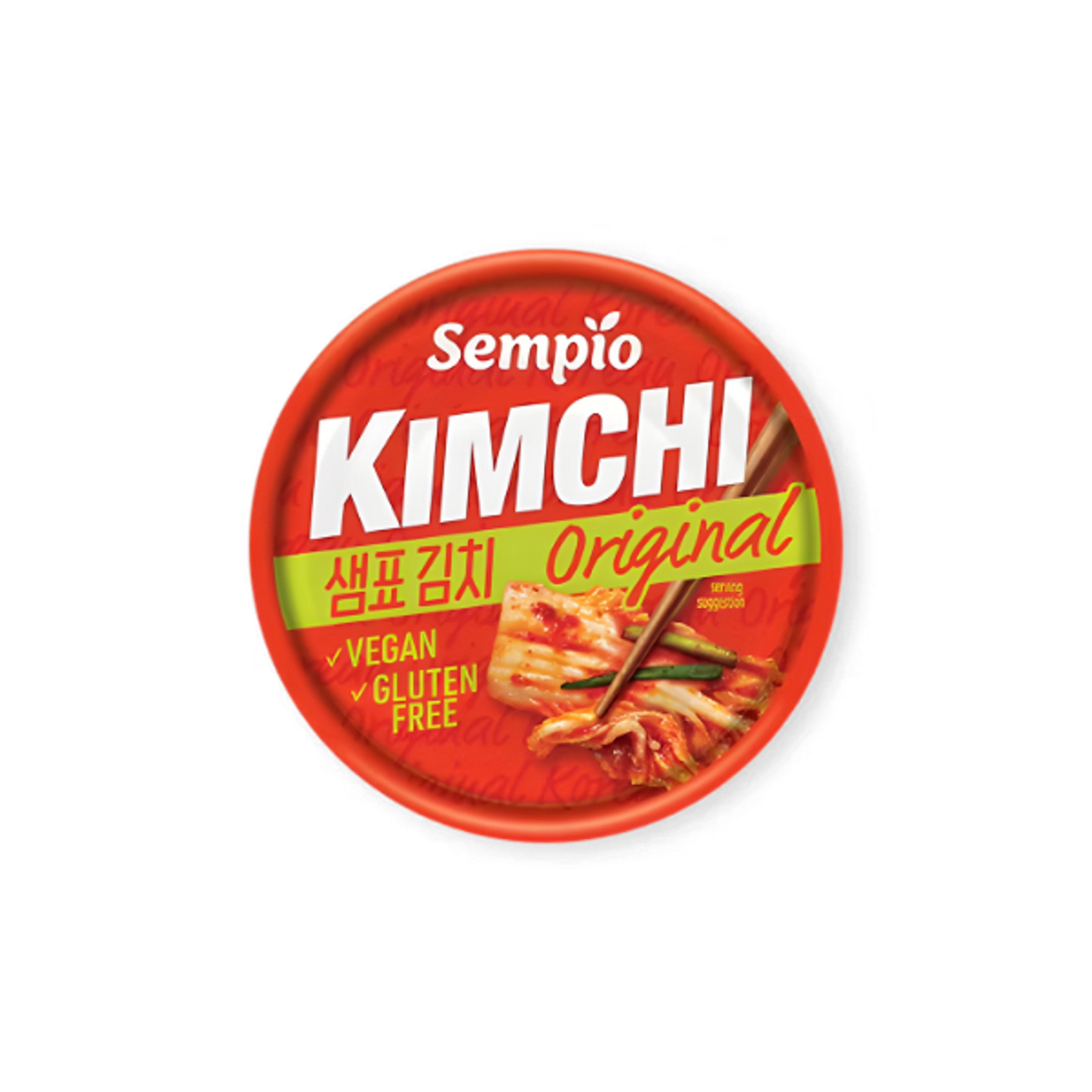 SEMPIO Vegan Gluten Free Kimchi Original 160g | Koreanisches Kimchi klassisch fermentiert