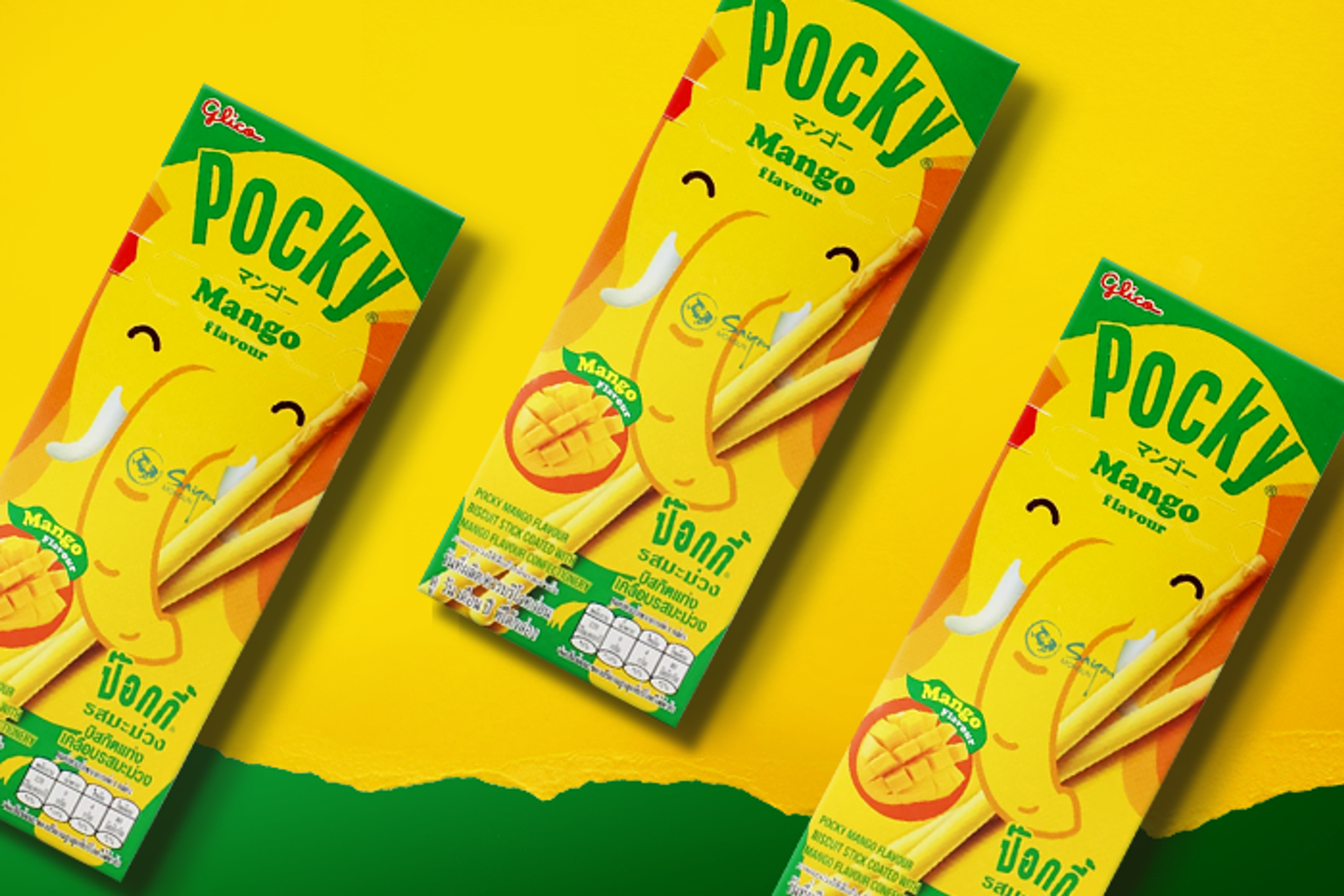 Glico Pocky Sticks Mango Flavor 25g | Sweet temptation with tropical