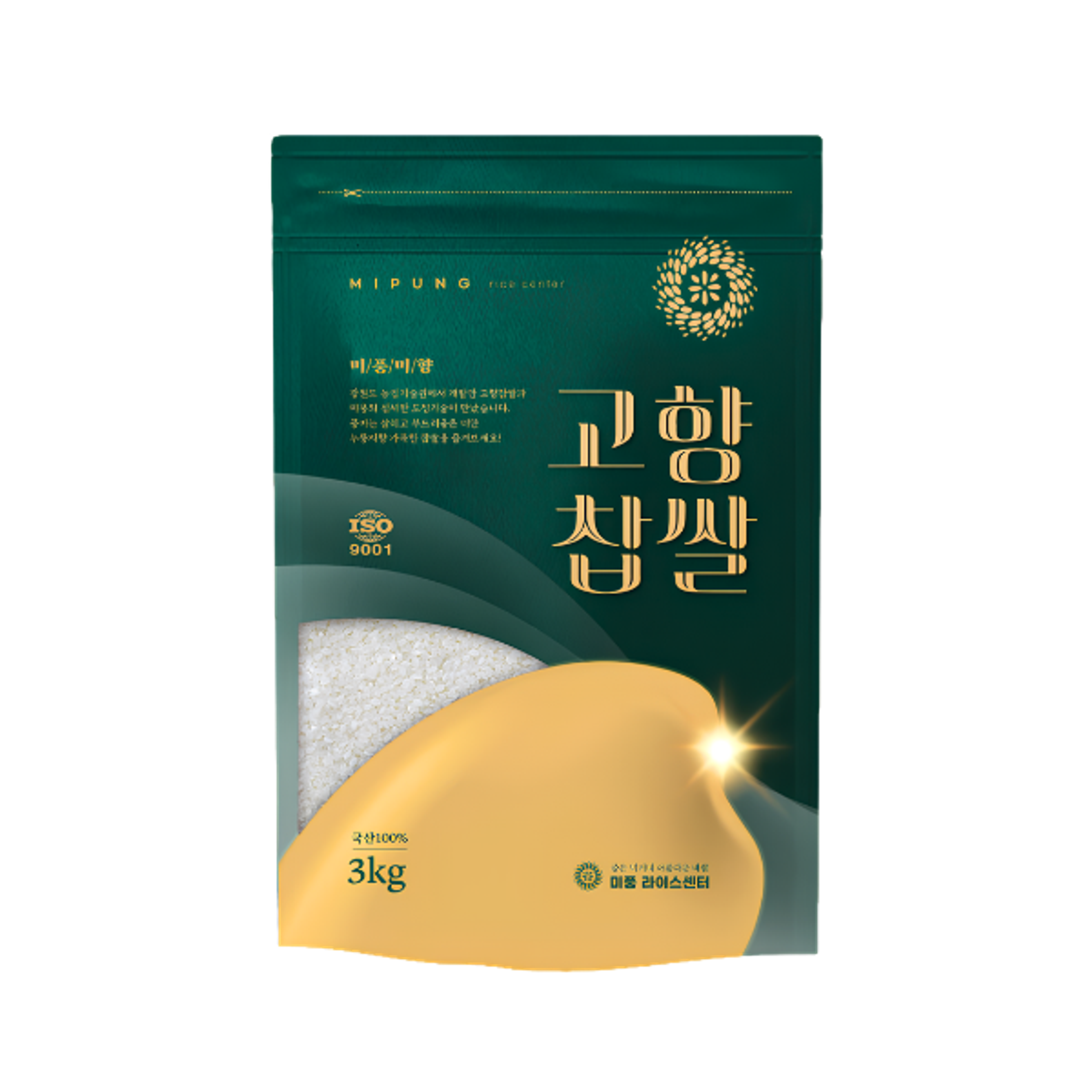 MIPUNG Gohyang Chapssal 3kg | Koreanischer aromatischer Klebreis