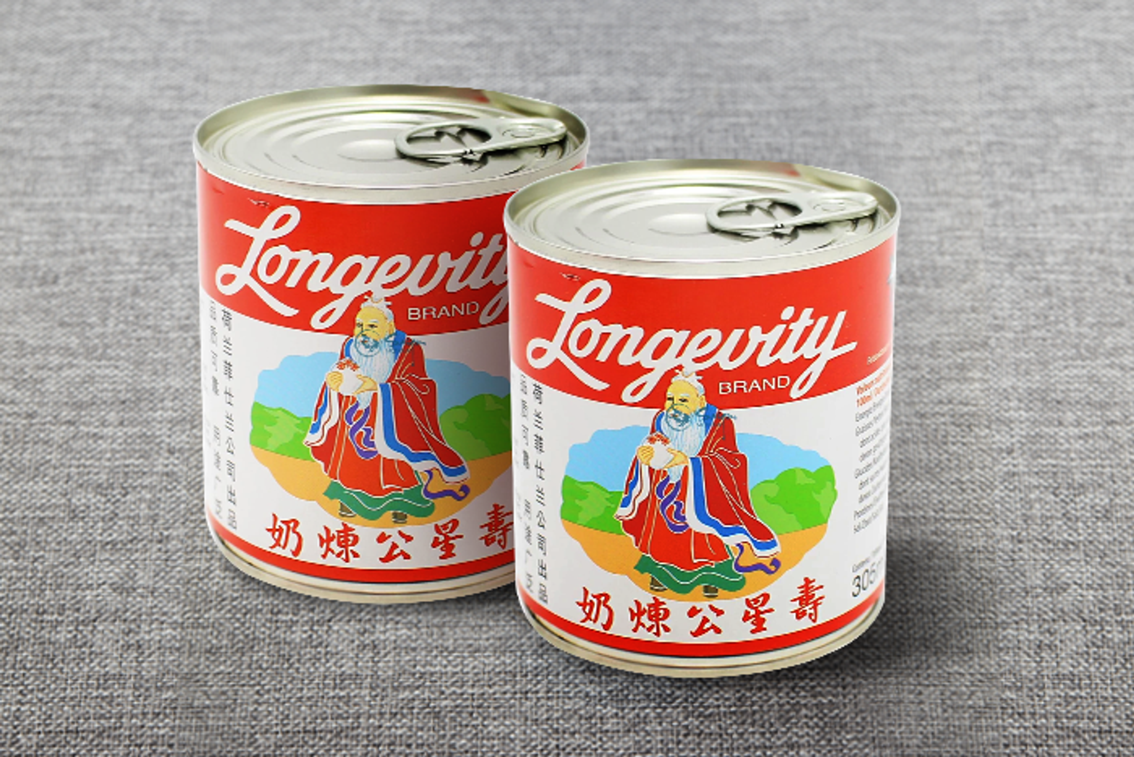 Longevity gezuckerte Kondensmilch in 397g Dose, ideal für asiatische Desserts.