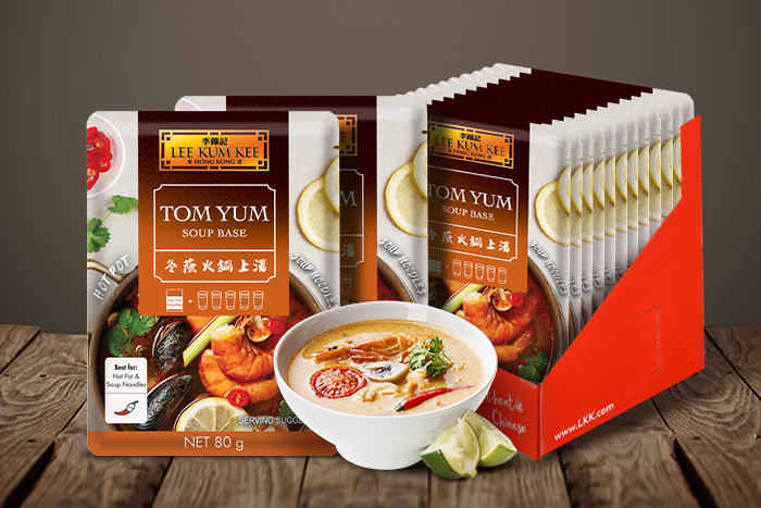 LEE KUM KEE Tom Yum Soup Base 80g | Just cook Thai